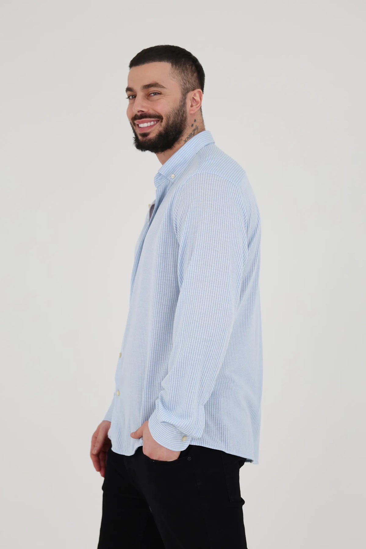 Kemishe vertical pinstripe