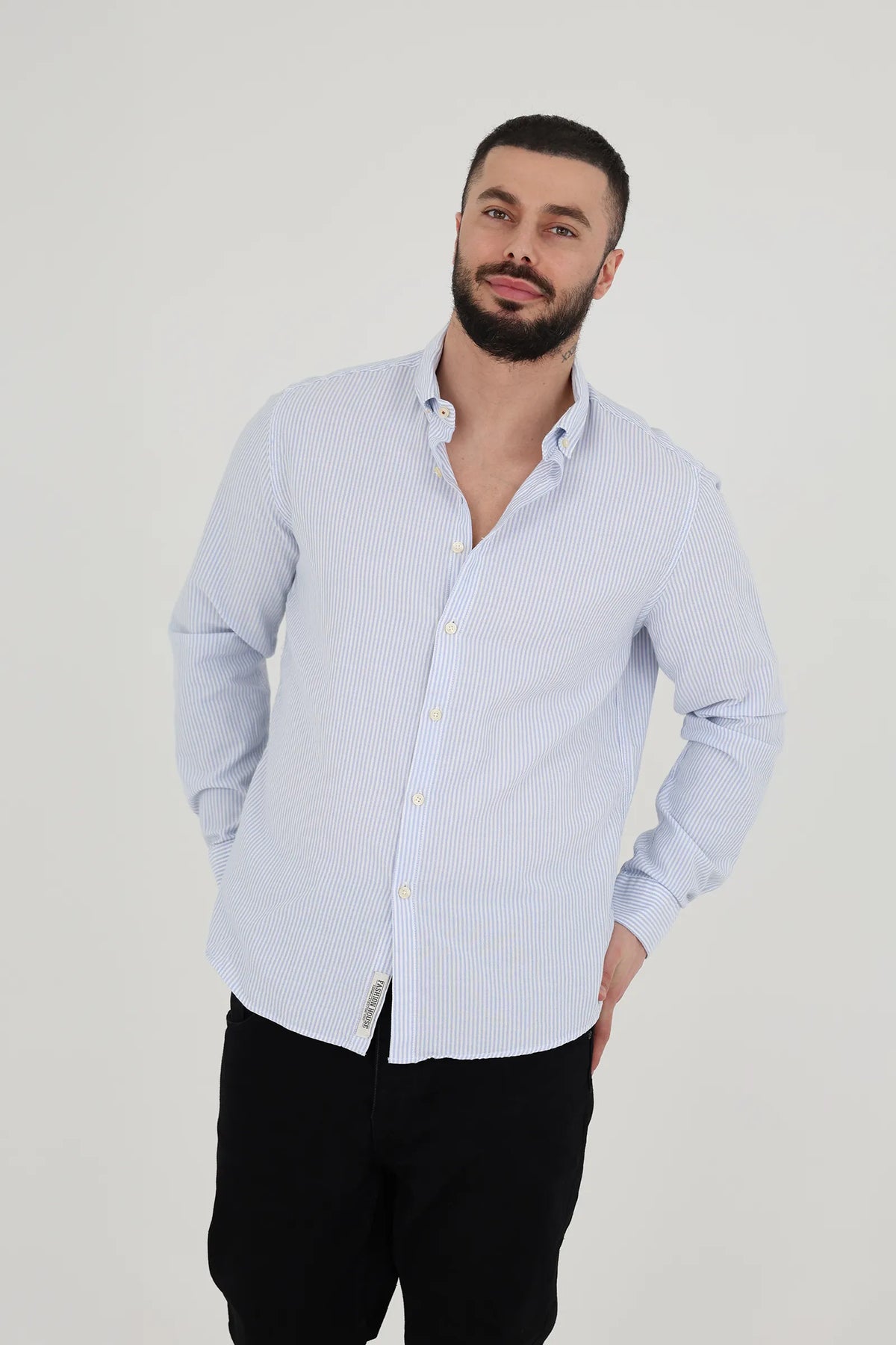 Kemishe stripe button up