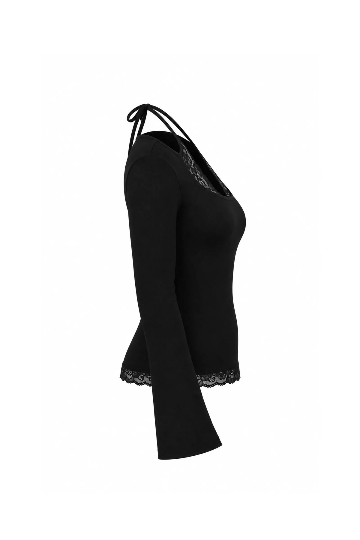 Bluze scoop neckline