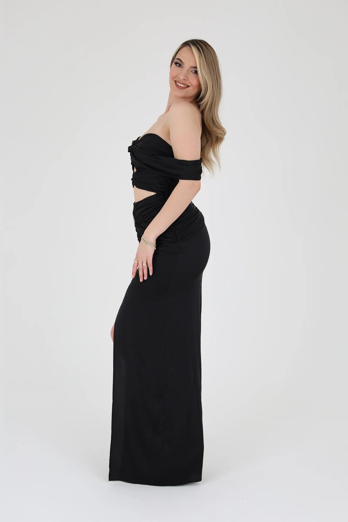 Fustan black long