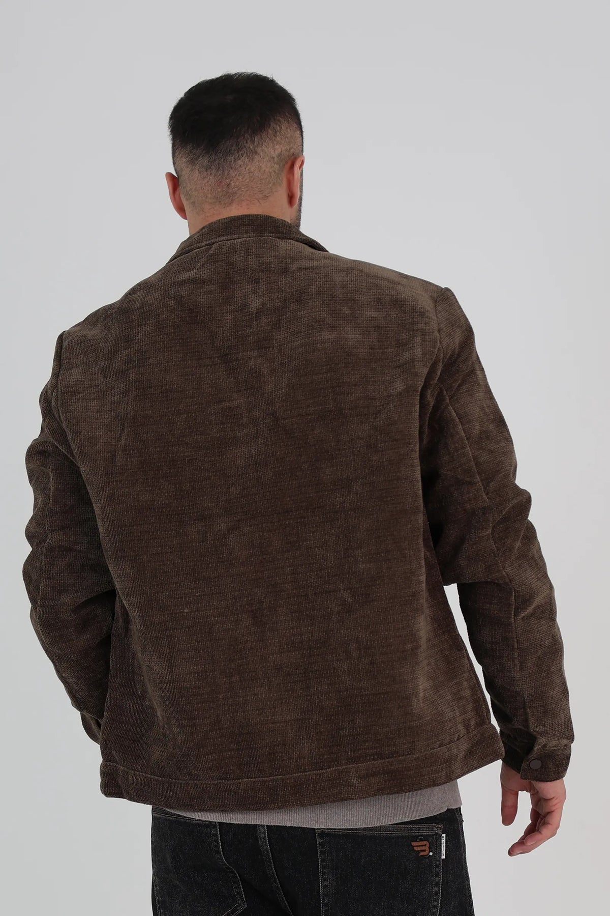 Jakne textured suede