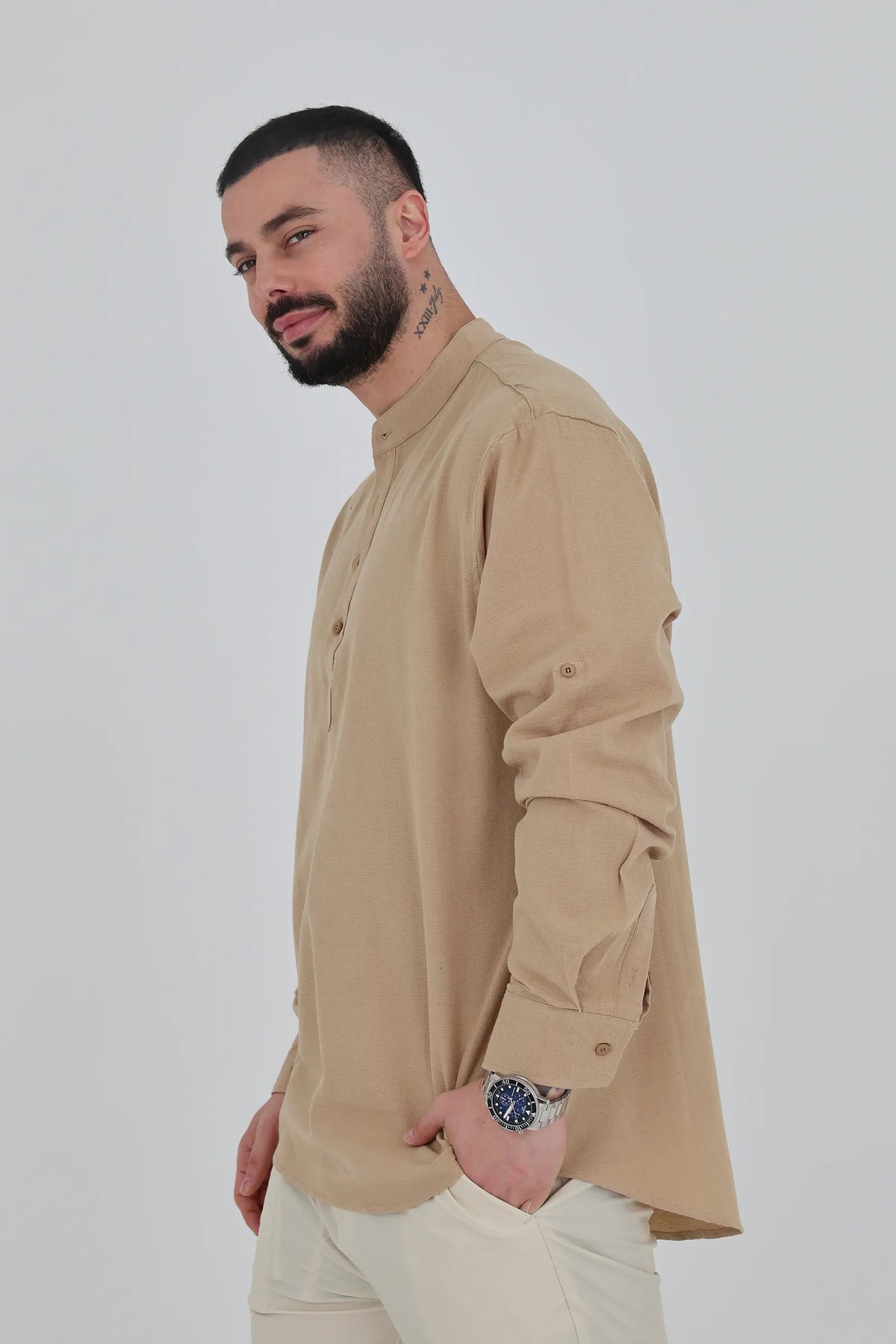 Kemishe half button