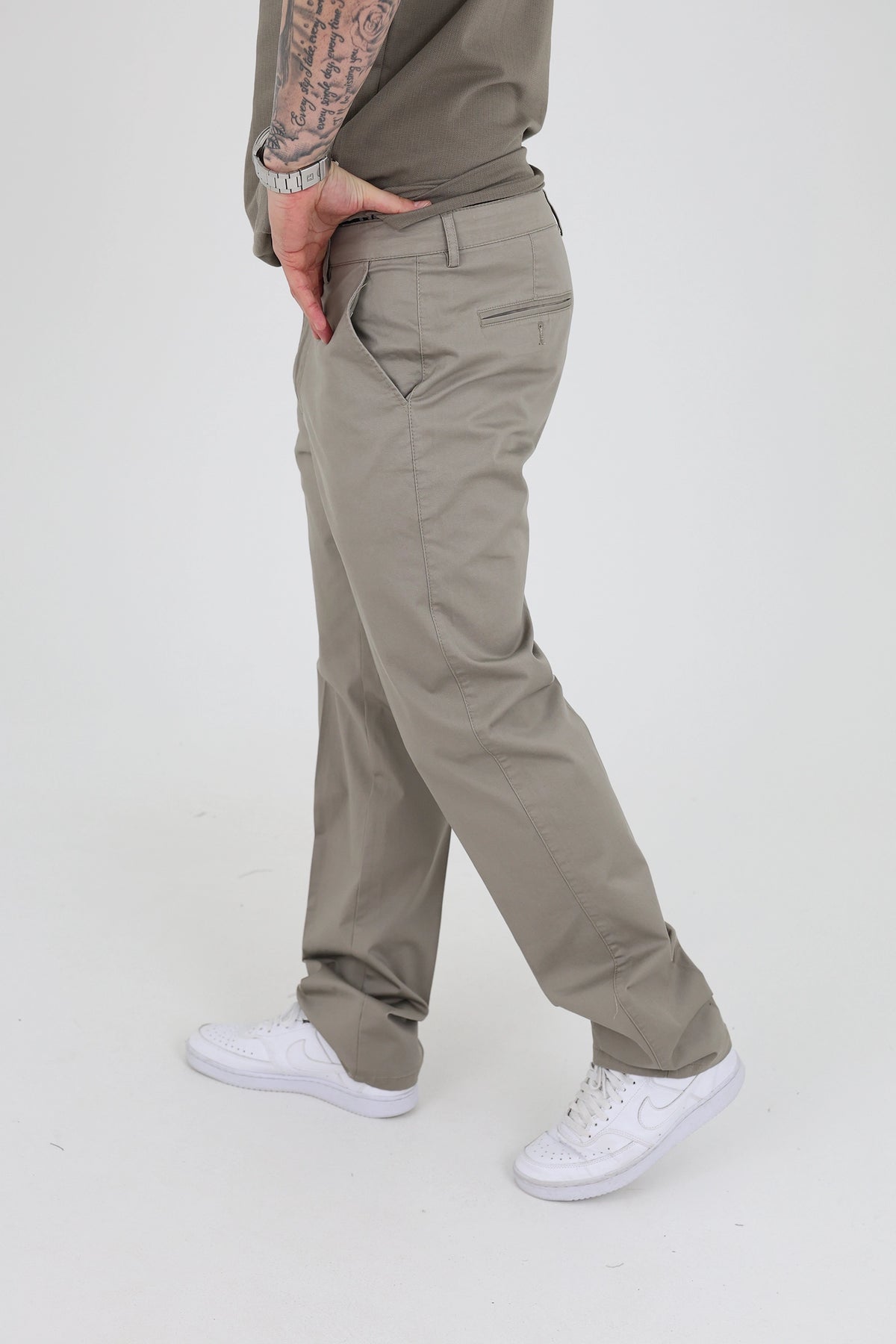 Pantallona flat front