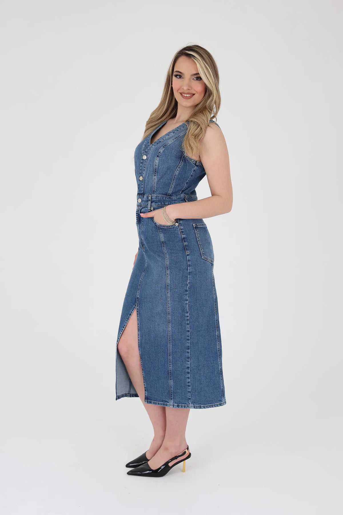 Fustan jeans