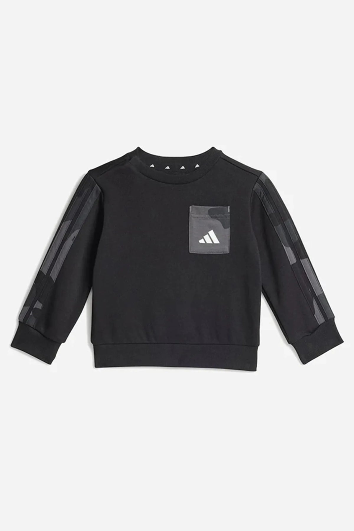 SET Adidas Black Essentials Camo Fleece Infant Kids JW2456