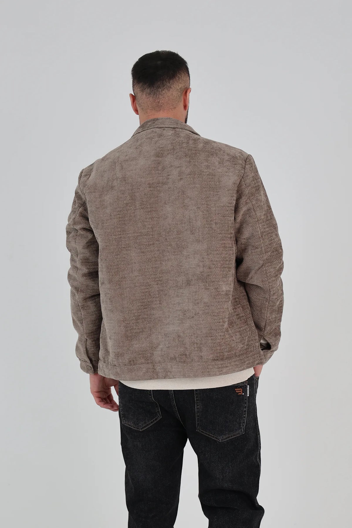 Jakne textured suede