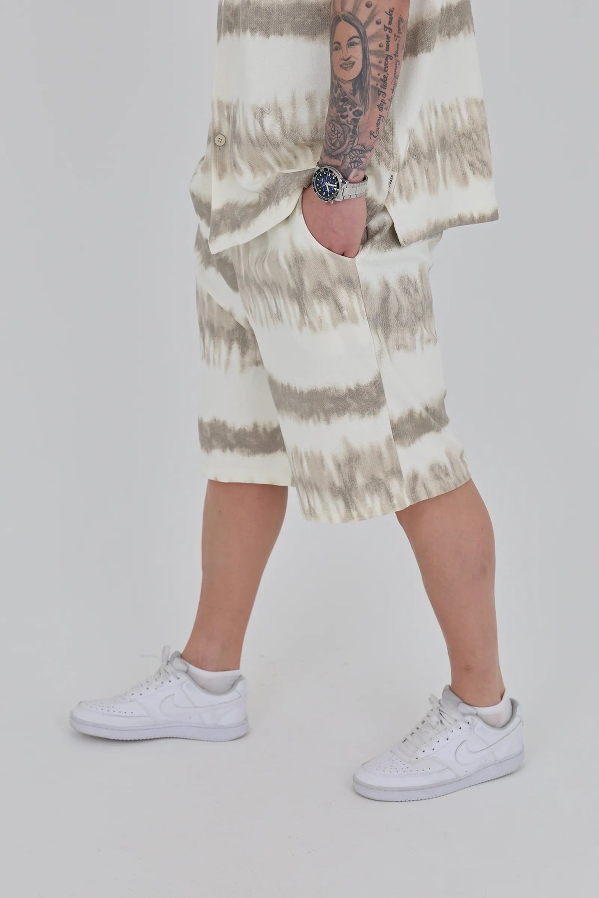 Pantallona relaxed fit printed
