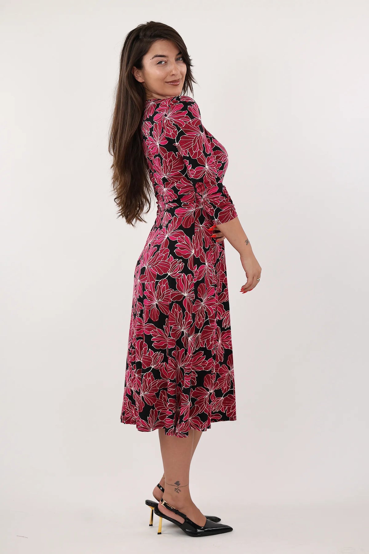 Fustan pinky flower