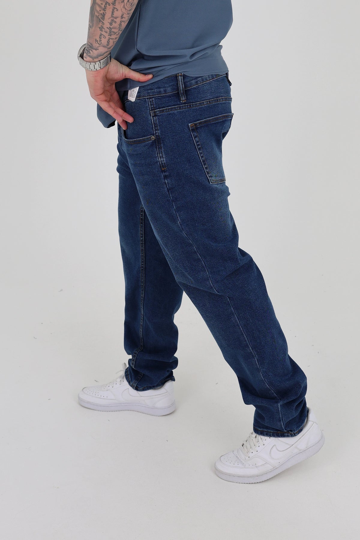 Farmerka fit blue