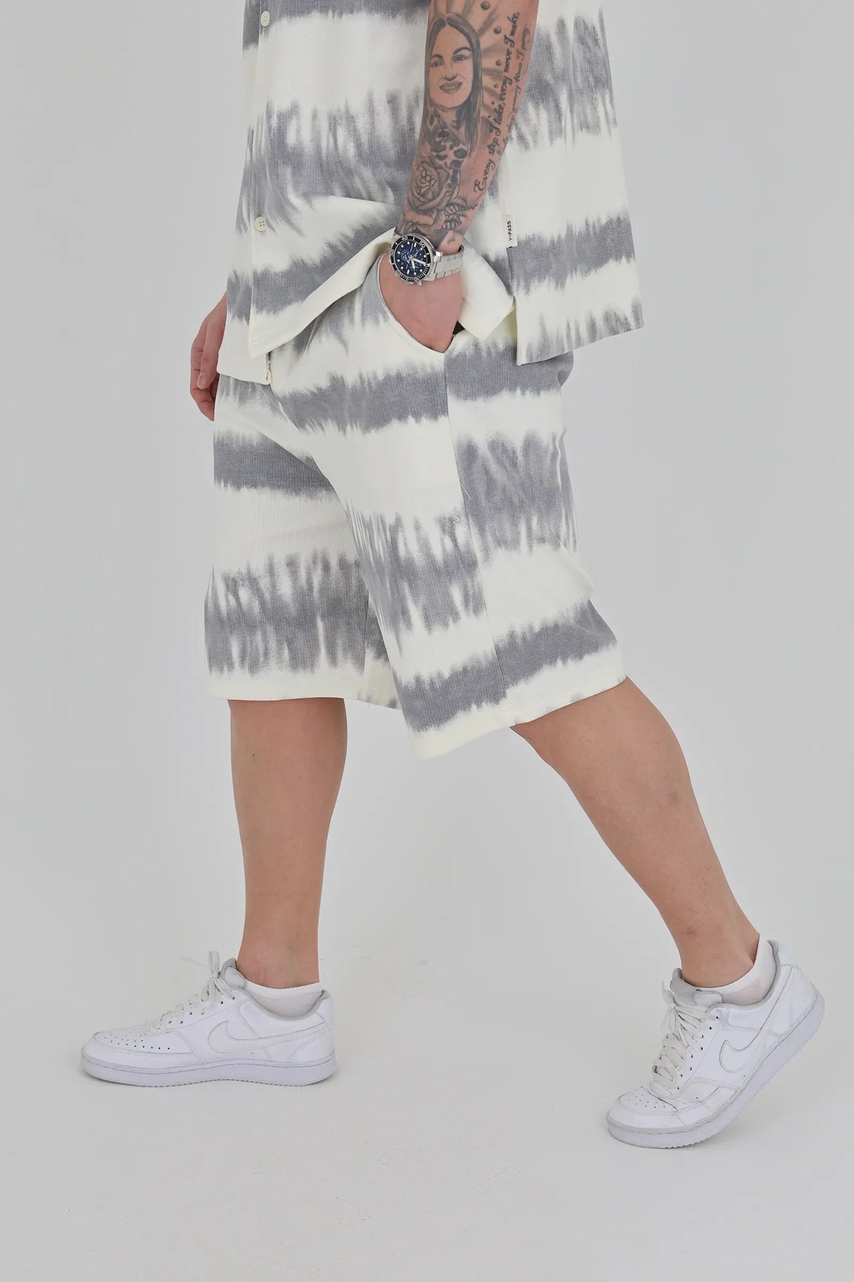 Pantallona relaxed fit printed