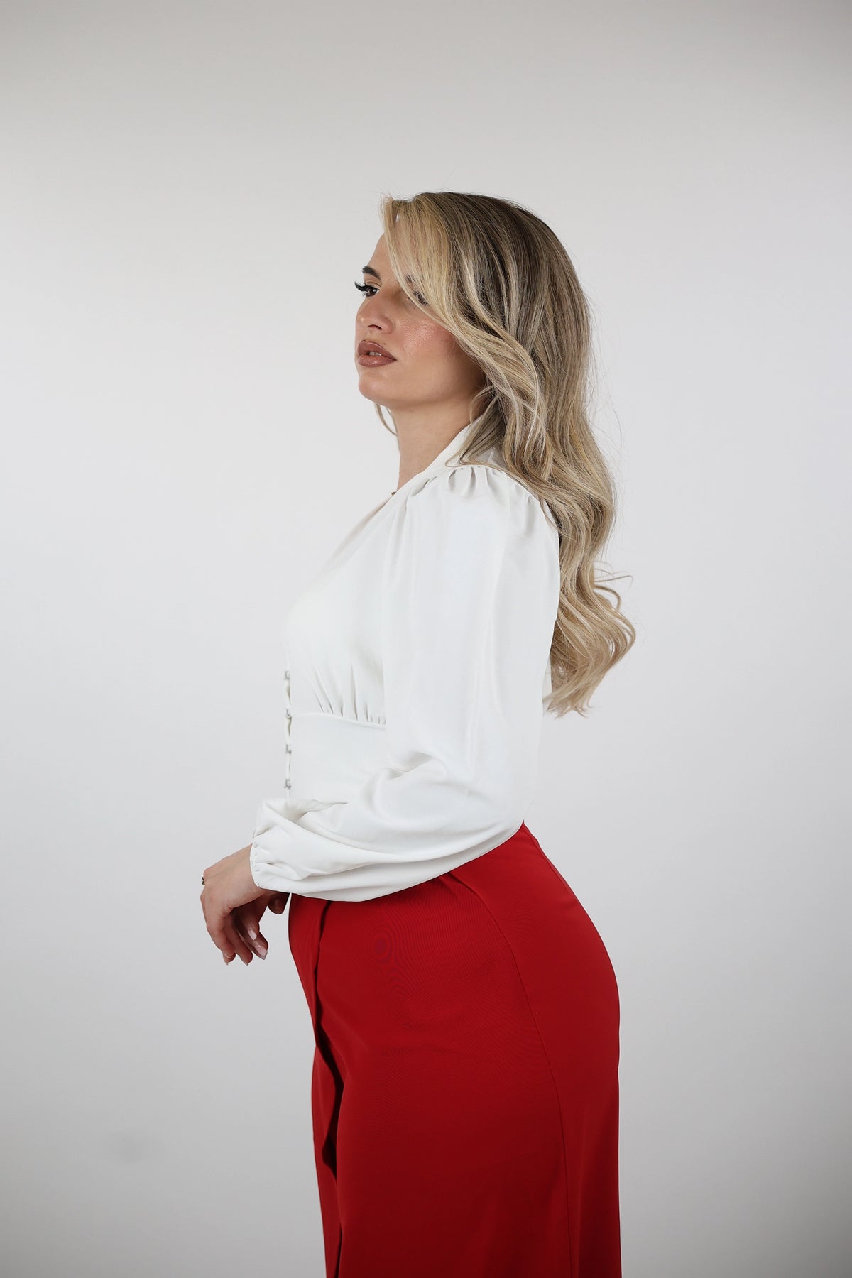 Kemishe shirred waist