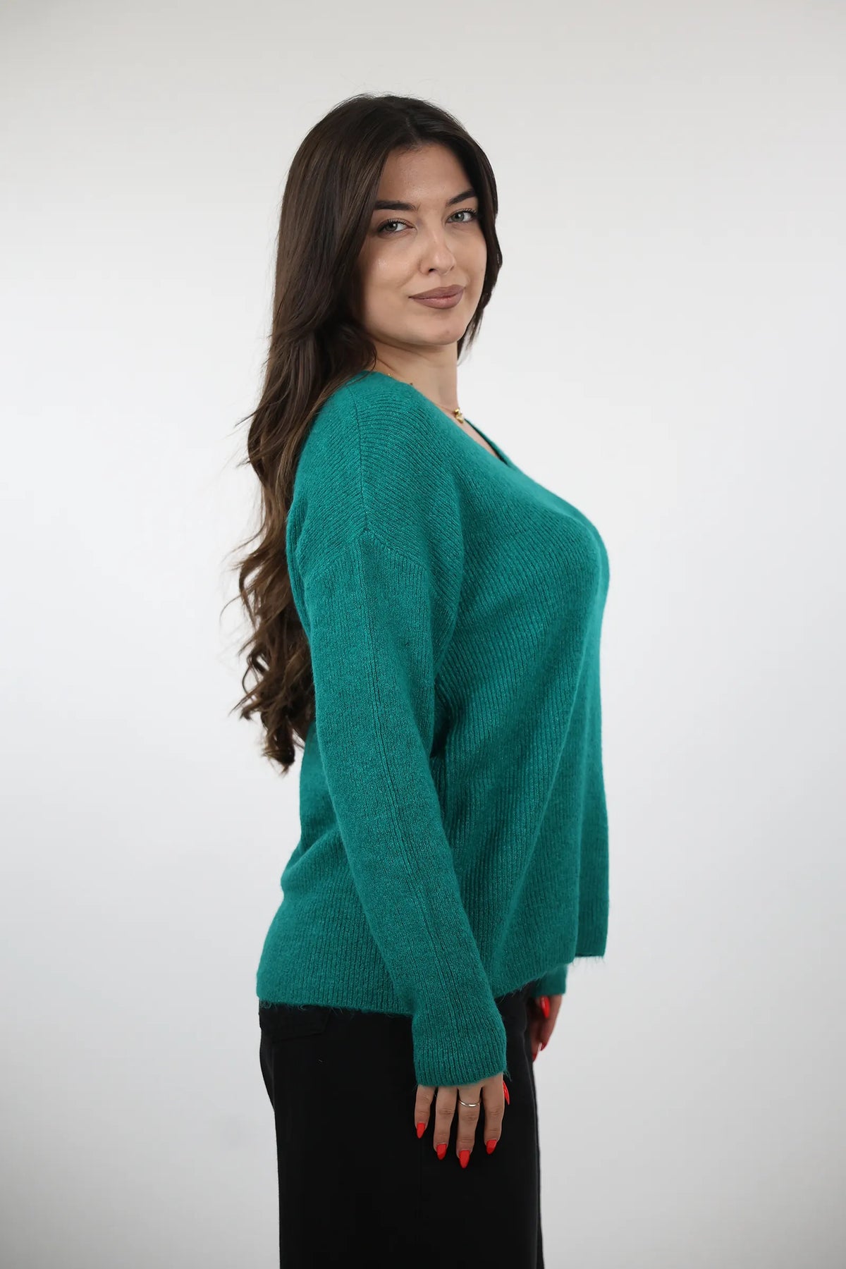 Xhemper deep v knit