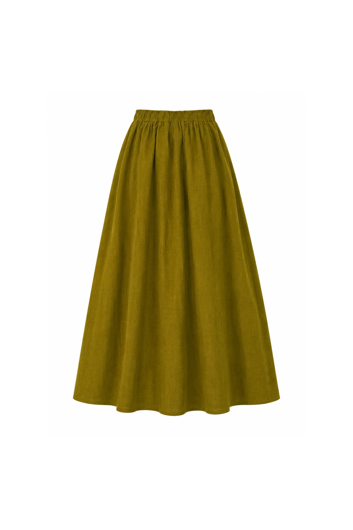 Fund elastic waist midi
