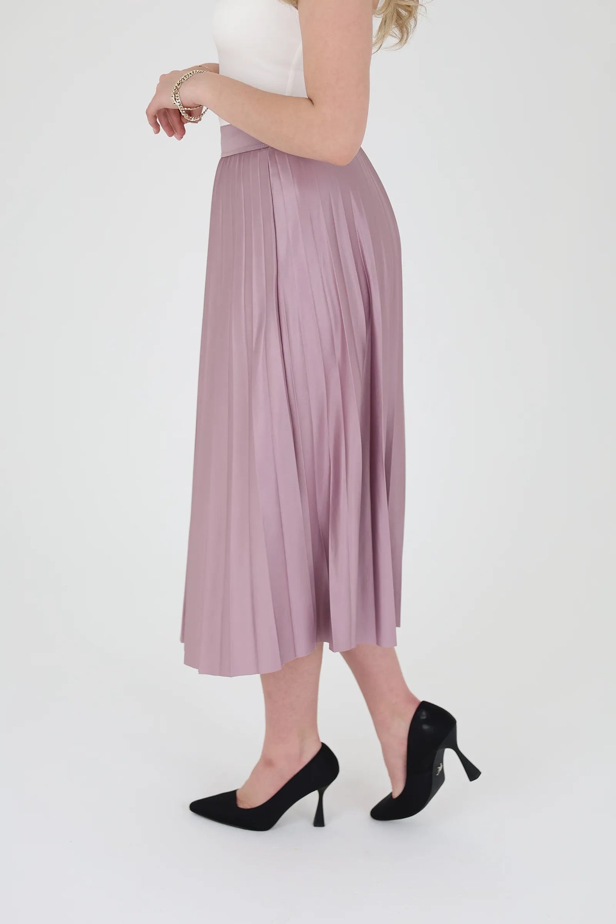 Fund pleated chiffon