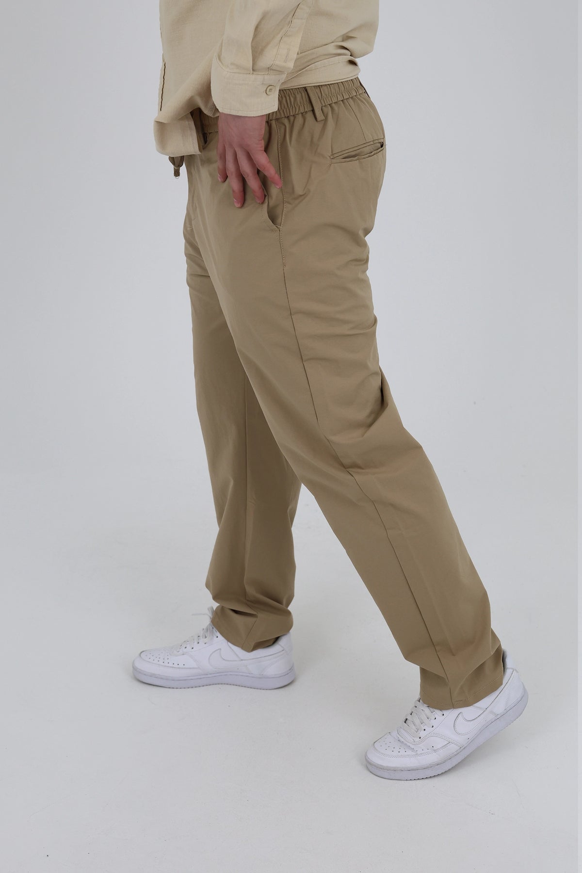 Pantallona loose fit linen