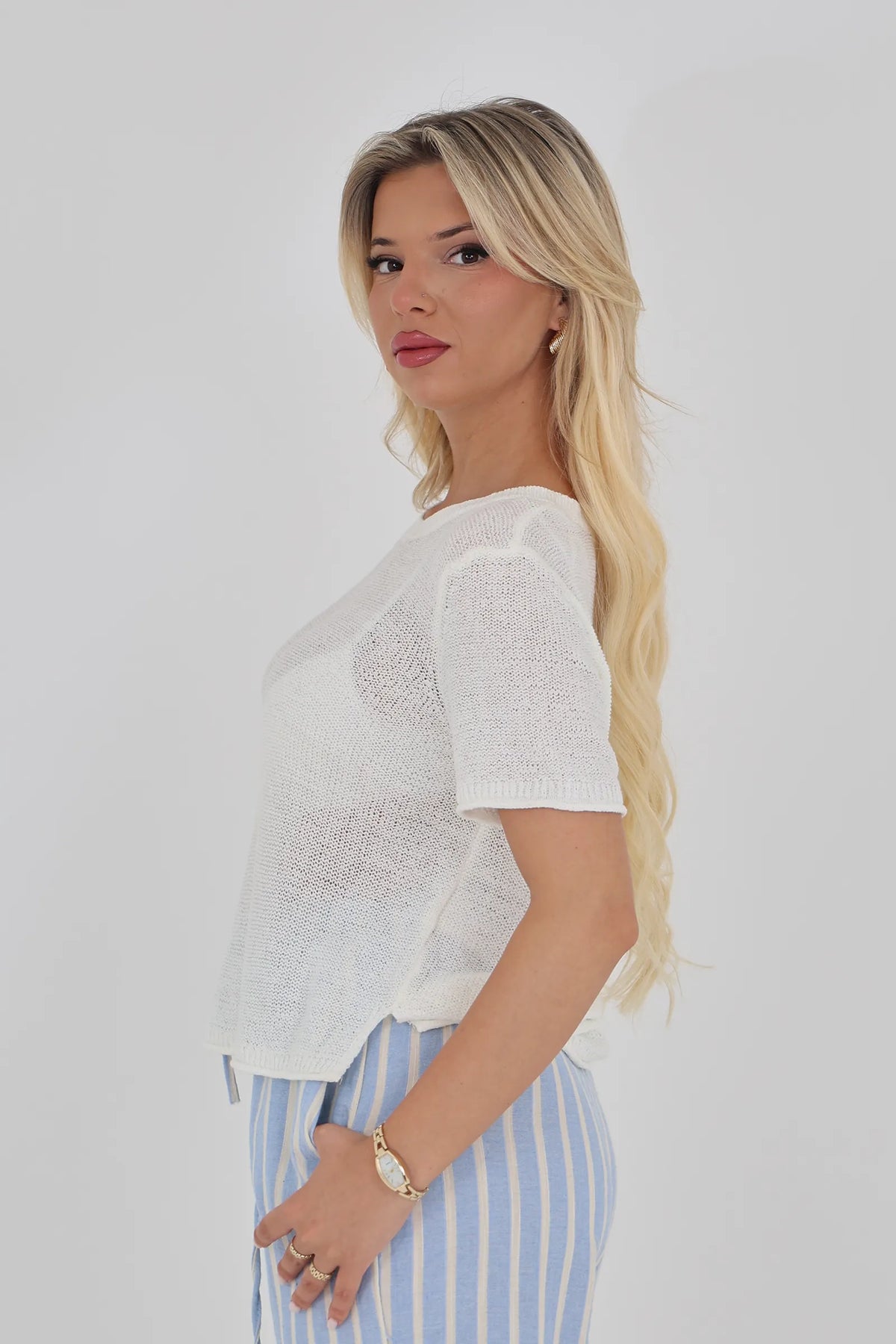 Maice open knit
