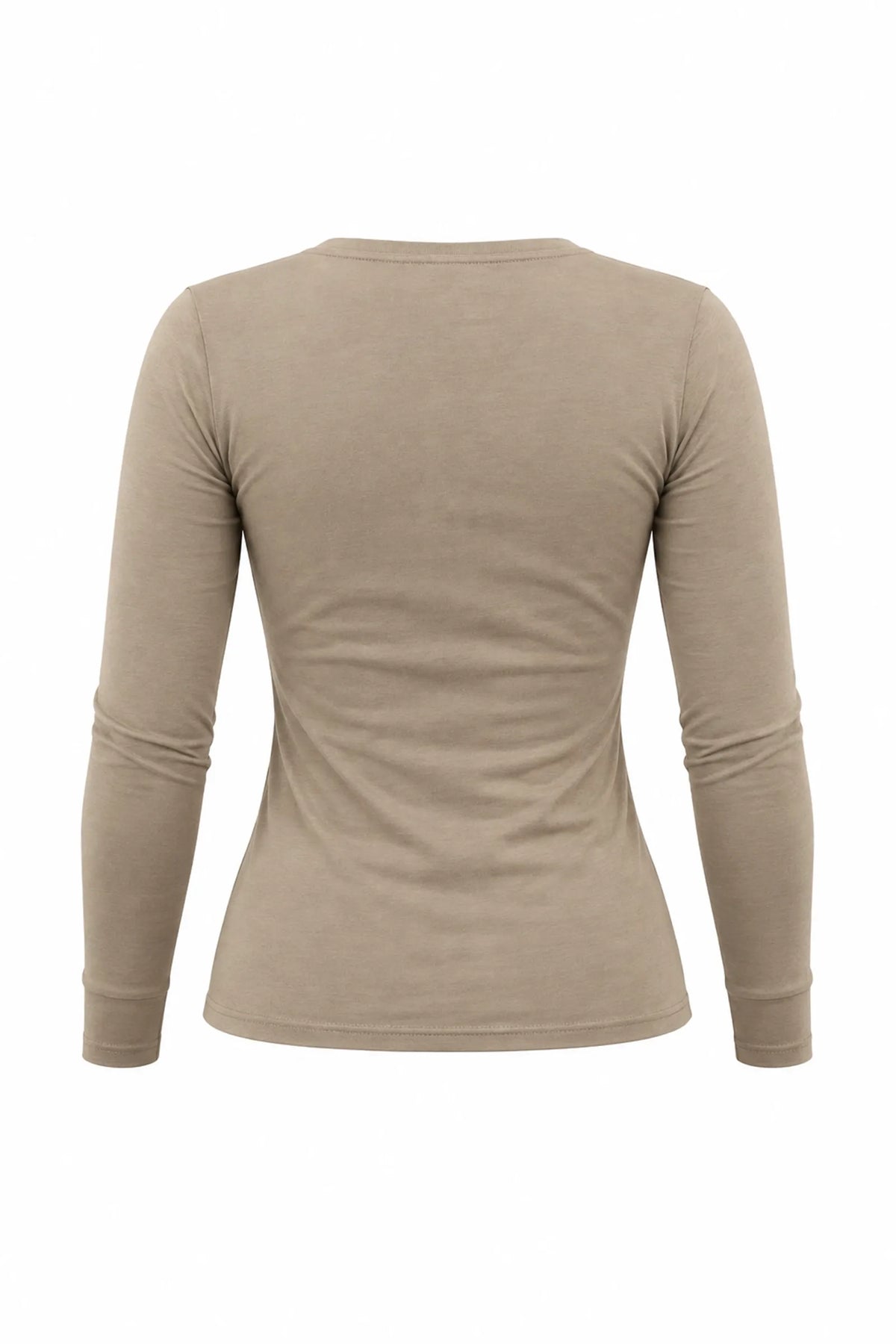Bluze taupe v-neck