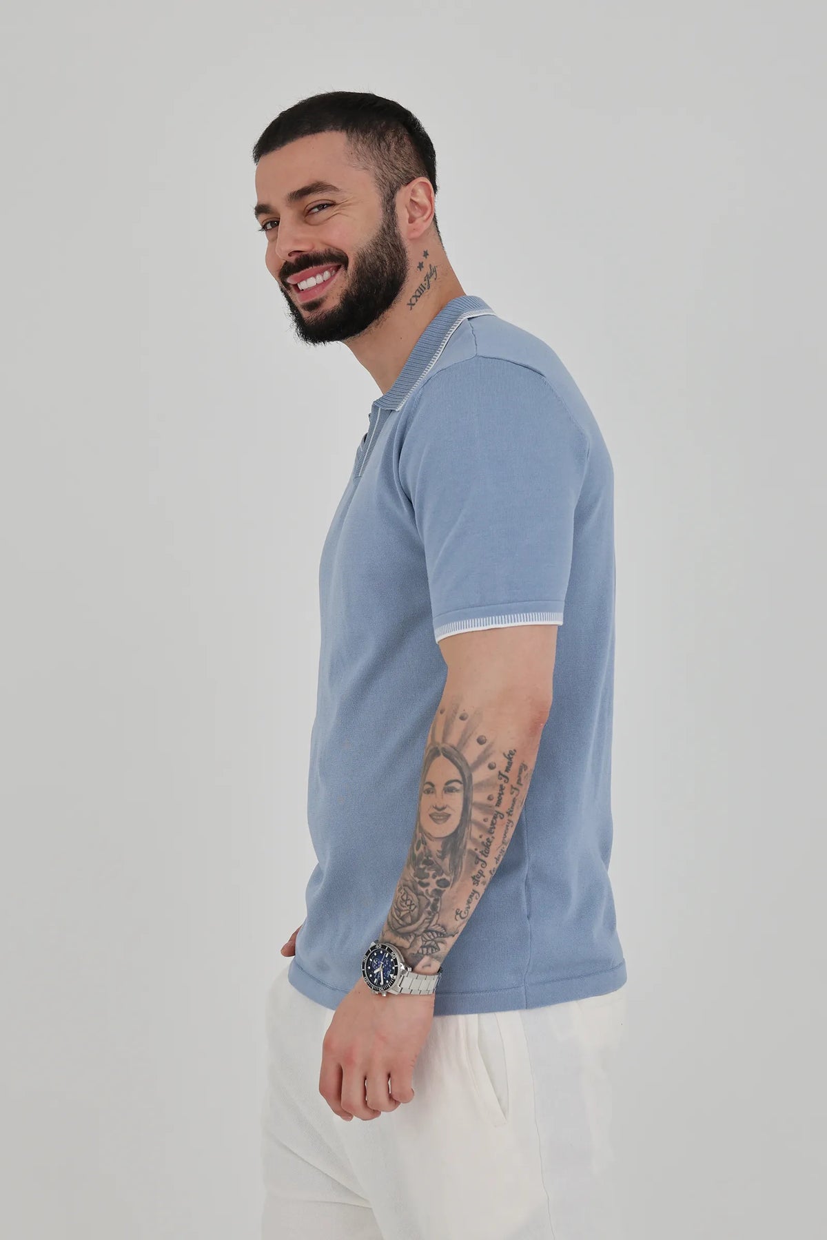 Maice tipped collar