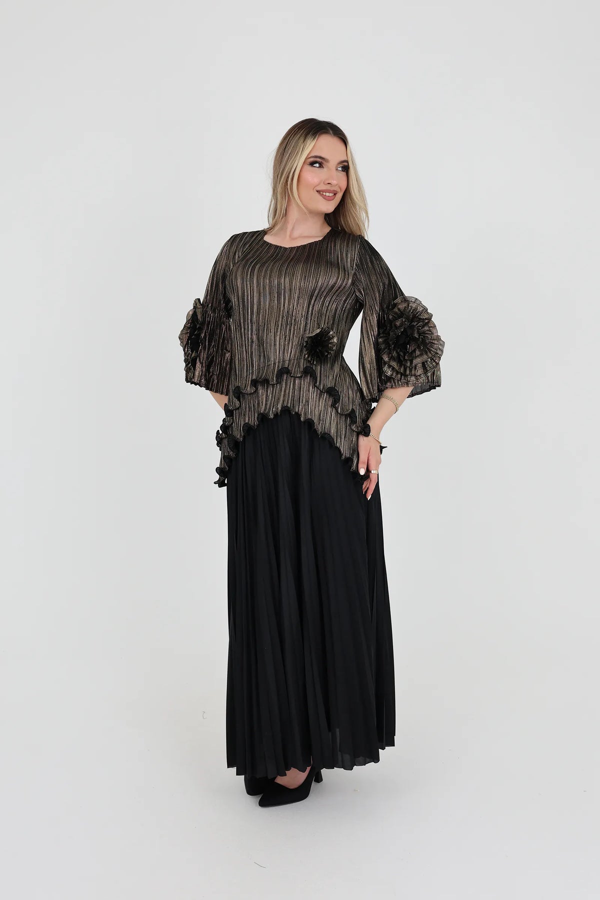 Set pleated co-ord