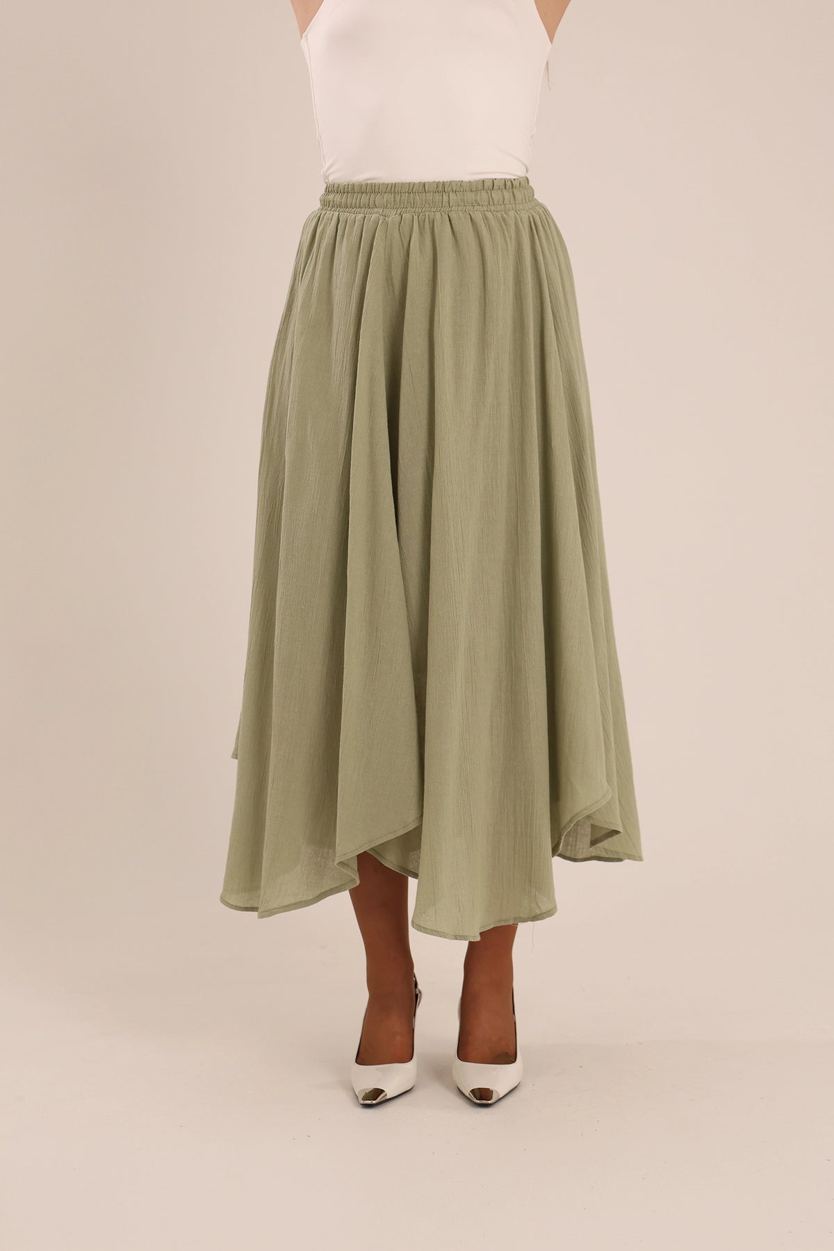 Fund flowy linen