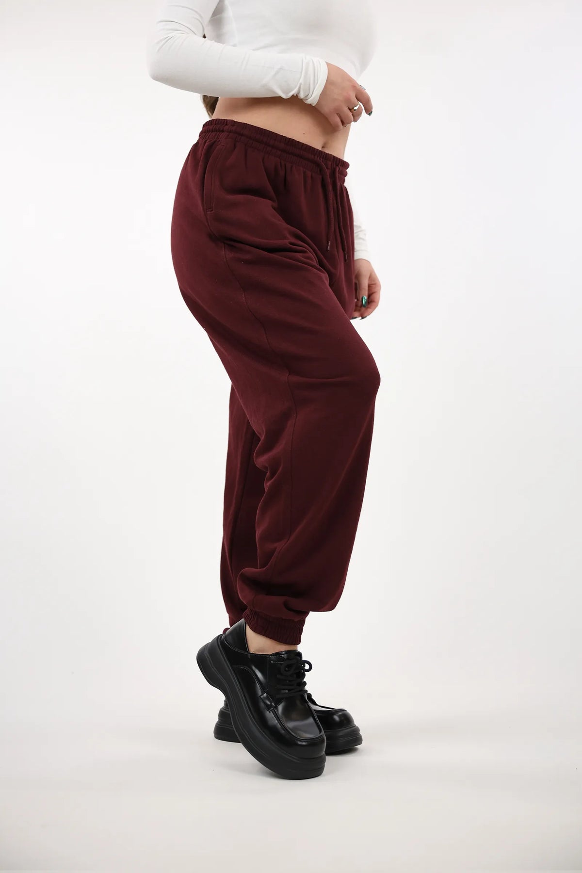 Trenerka elastic waist fleece