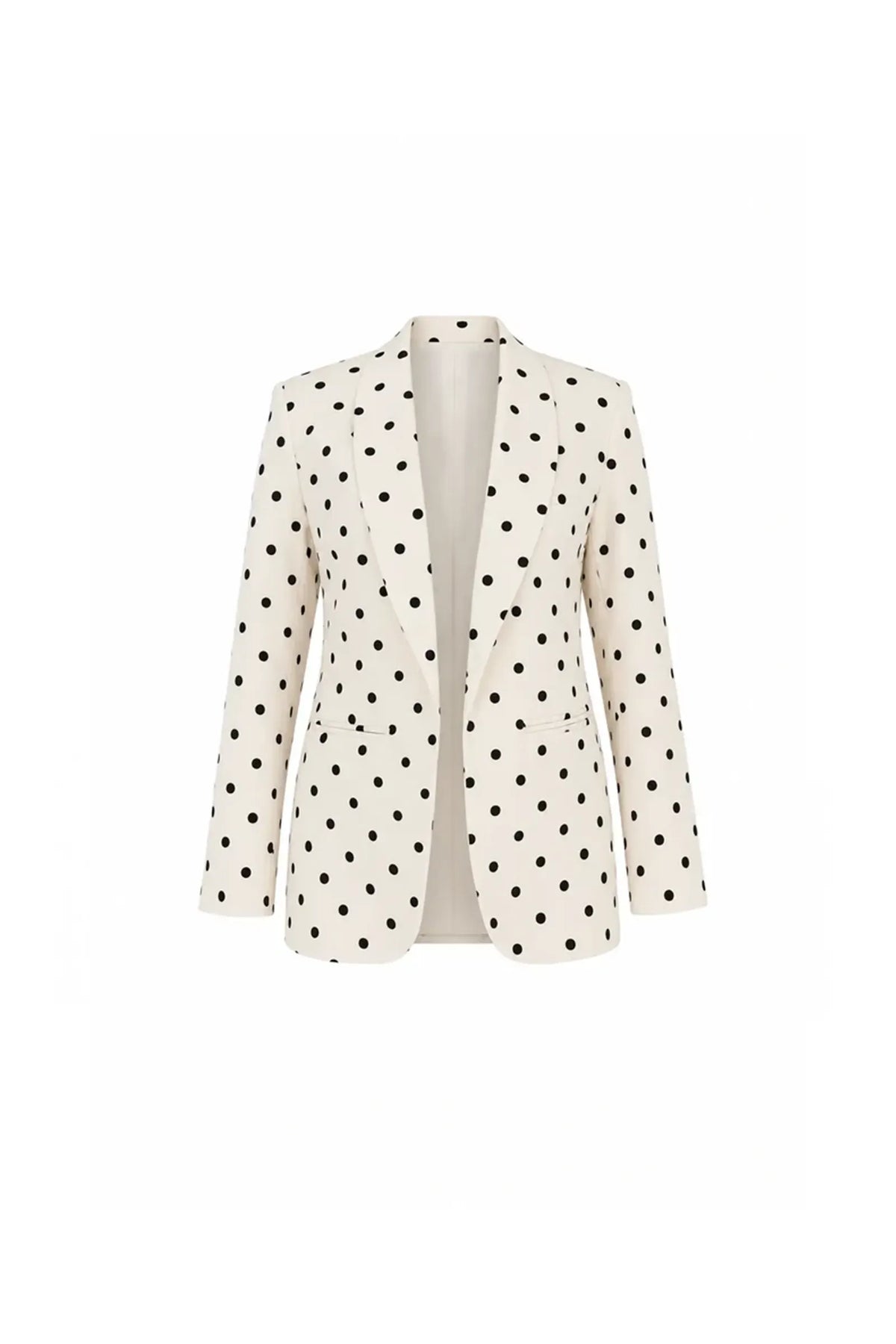 Sako black polka dots