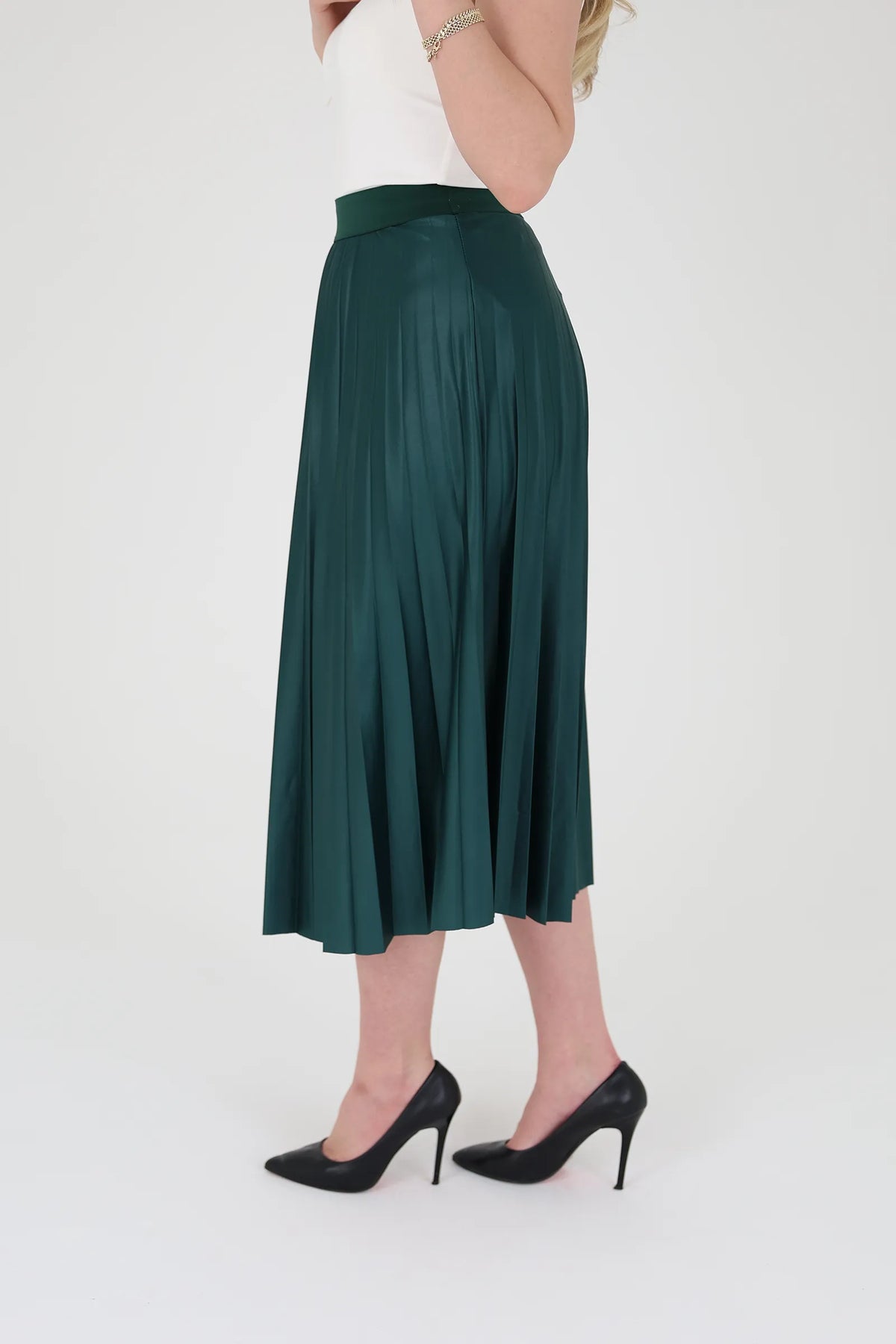 Fund pleated chiffon