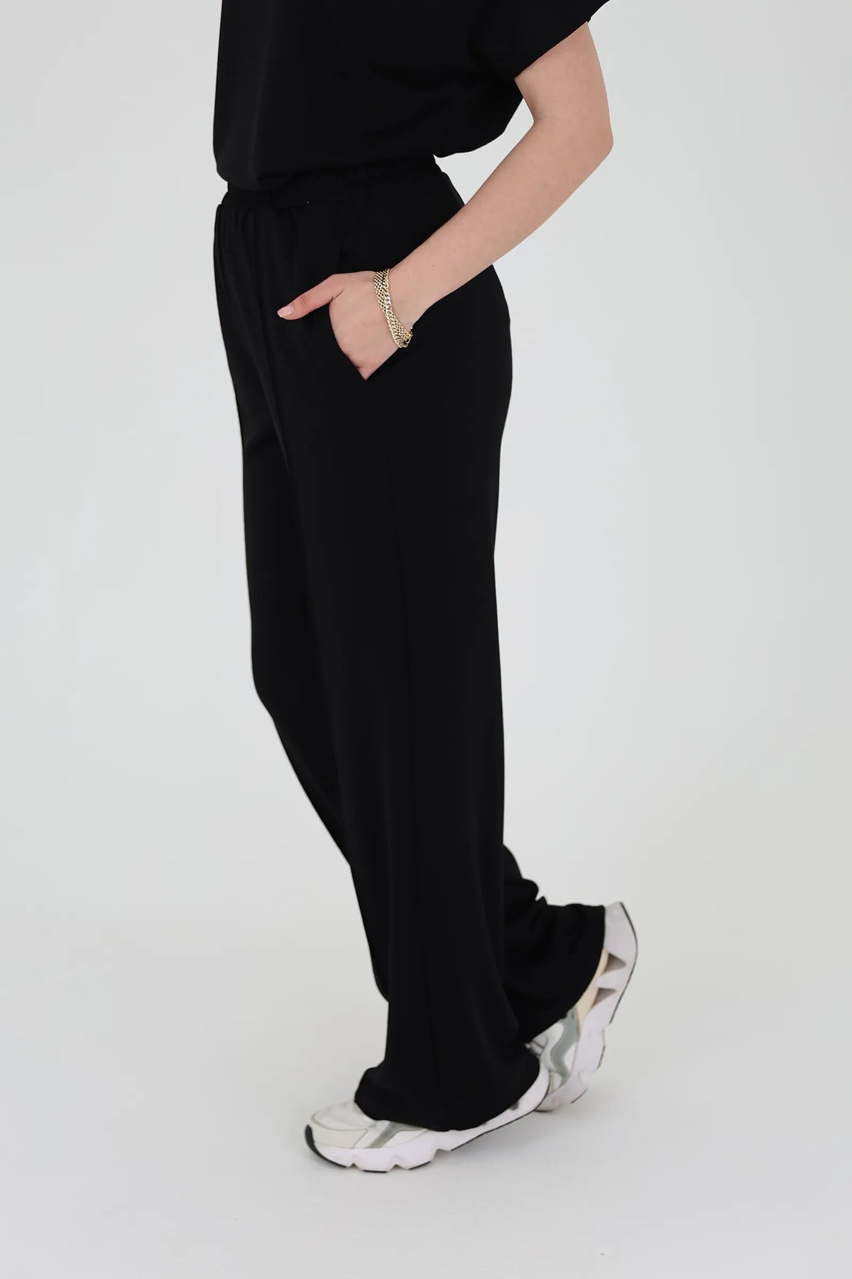 Trenerka wide leg joggers