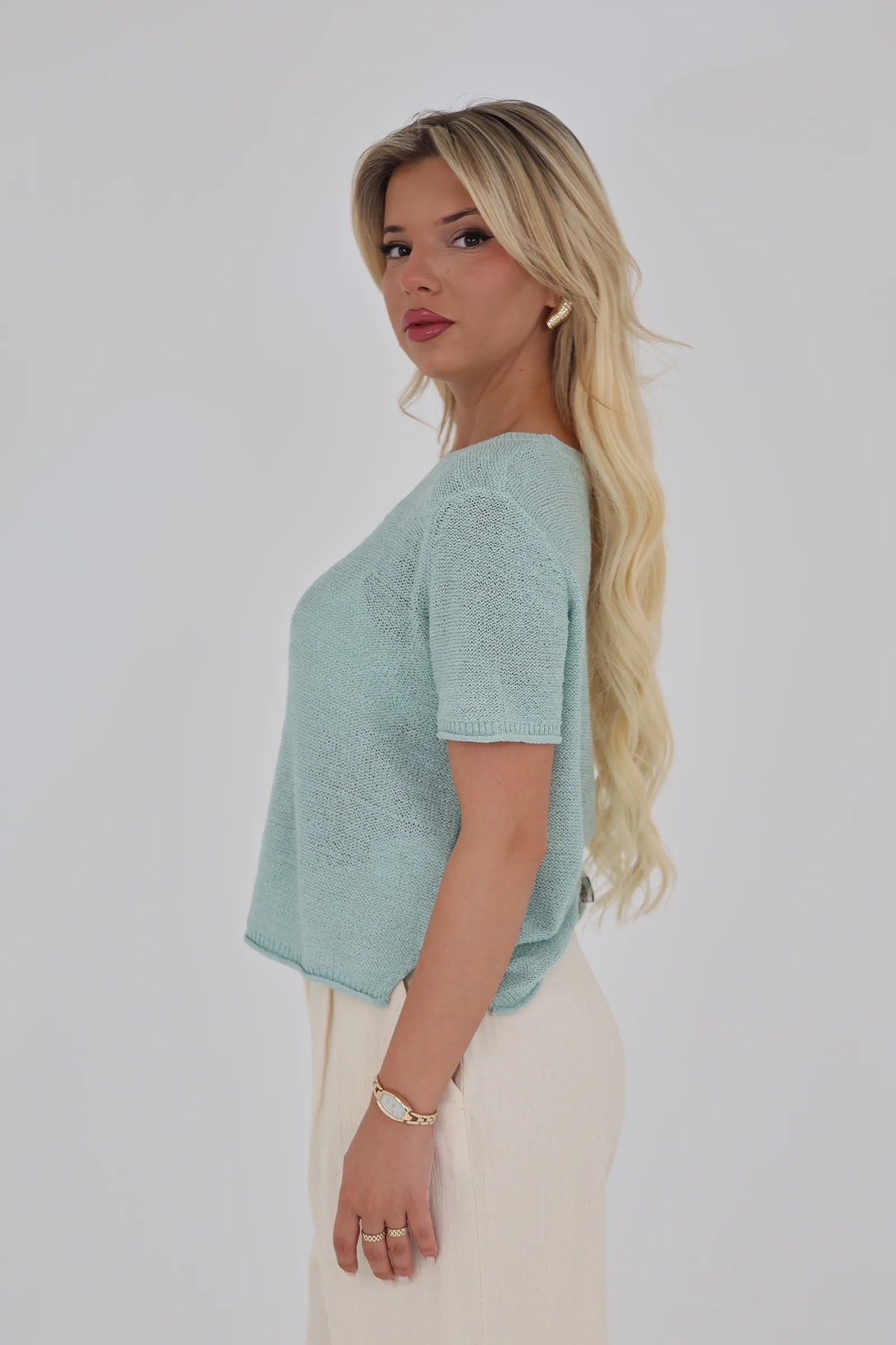 Maice open knit