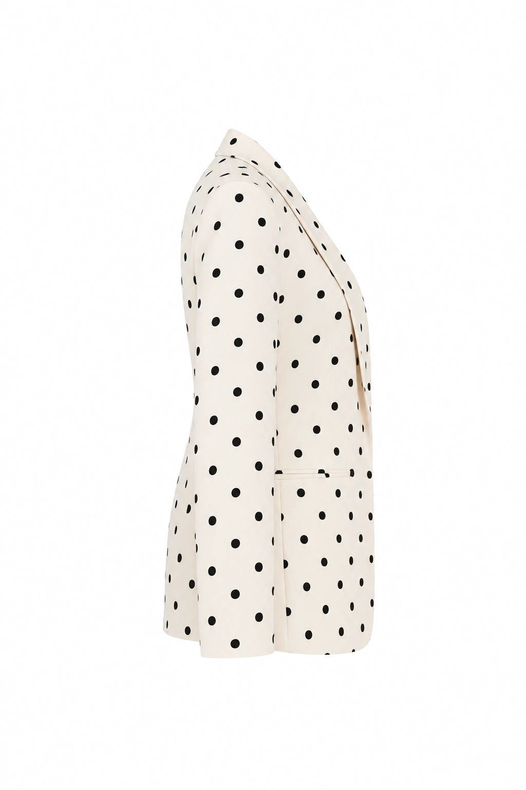 Sako black polka dots