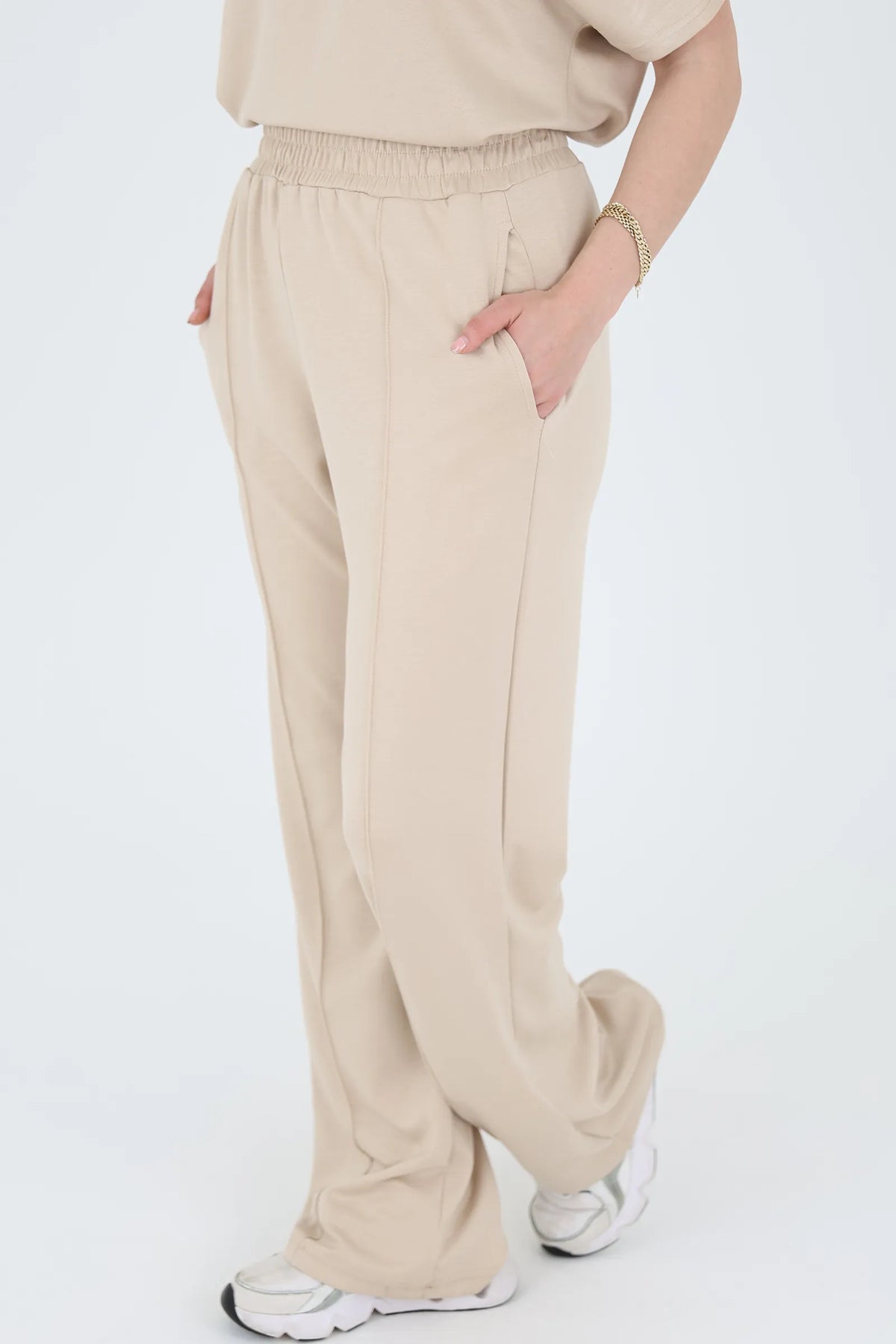 Trenerka wide leg joggers