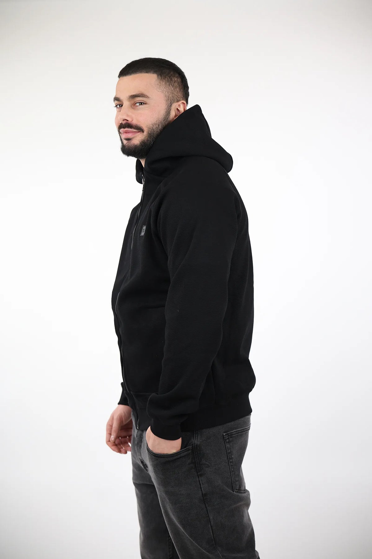 Duks zippered hoodie