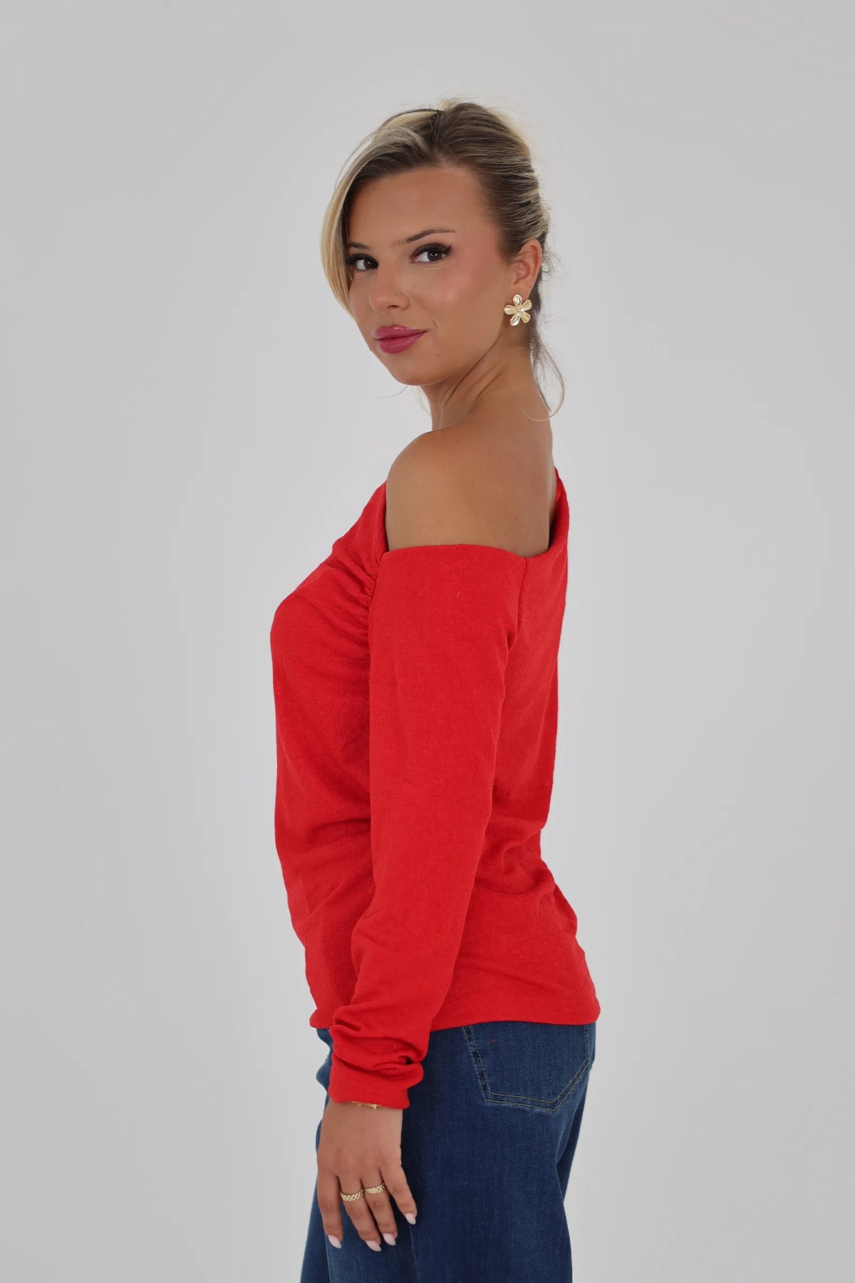 Bluze asymmetric neck