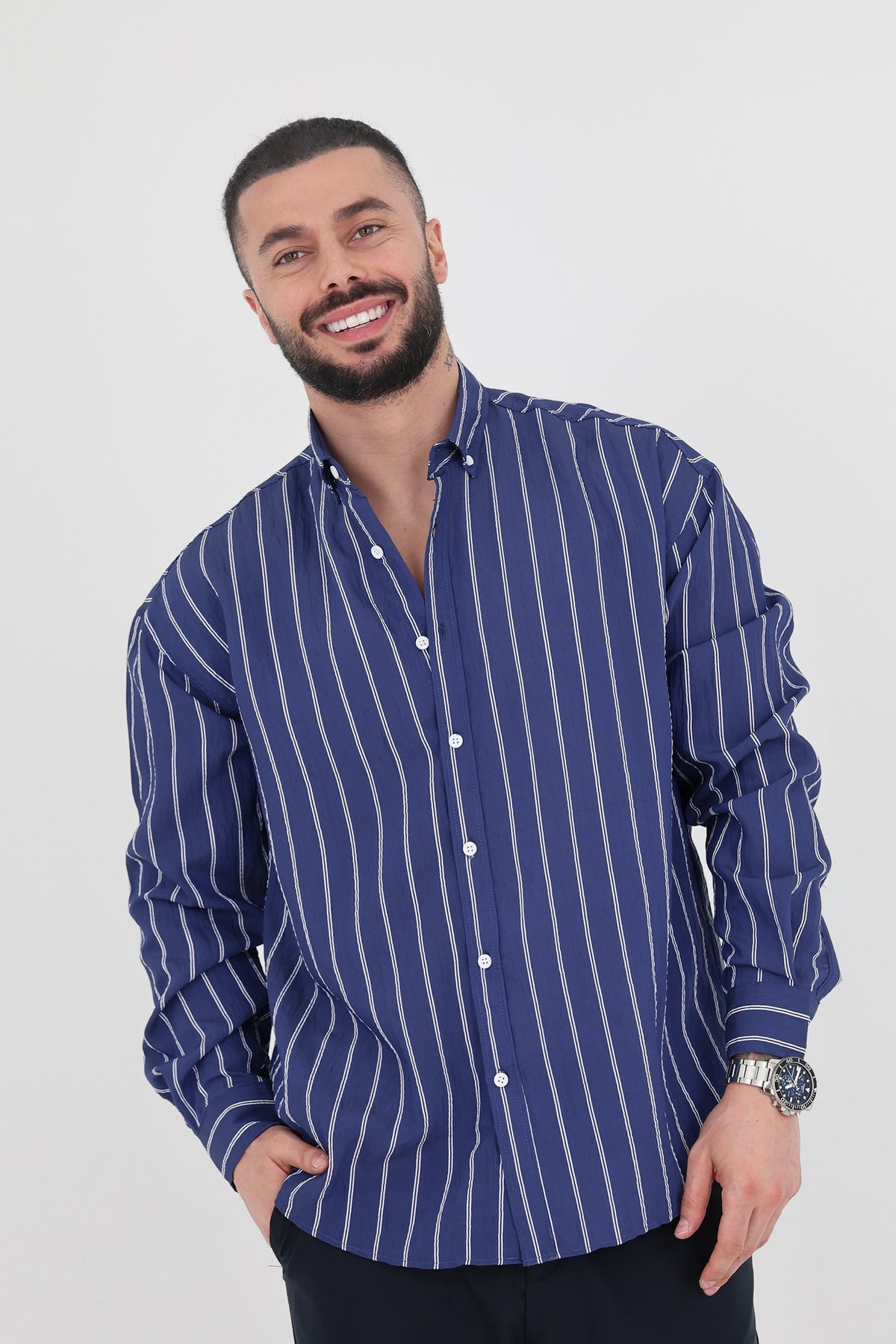 Kemishe pinstripe