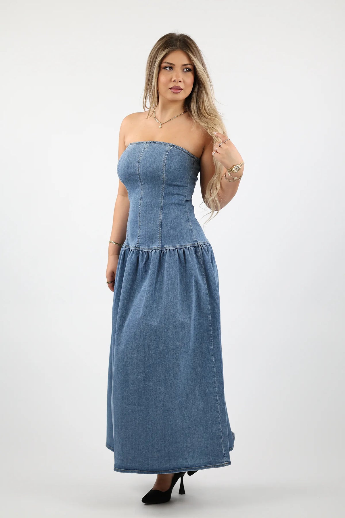 Fustan jeans