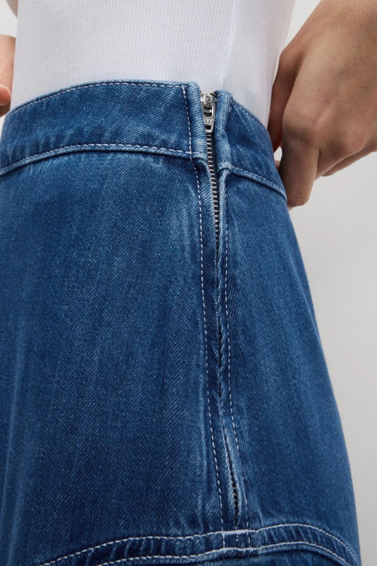 Fund asymmetric denim
