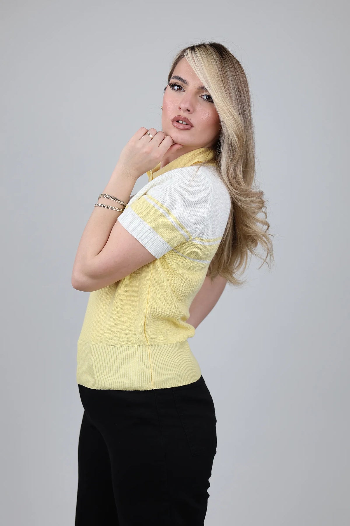 Maice knit polo