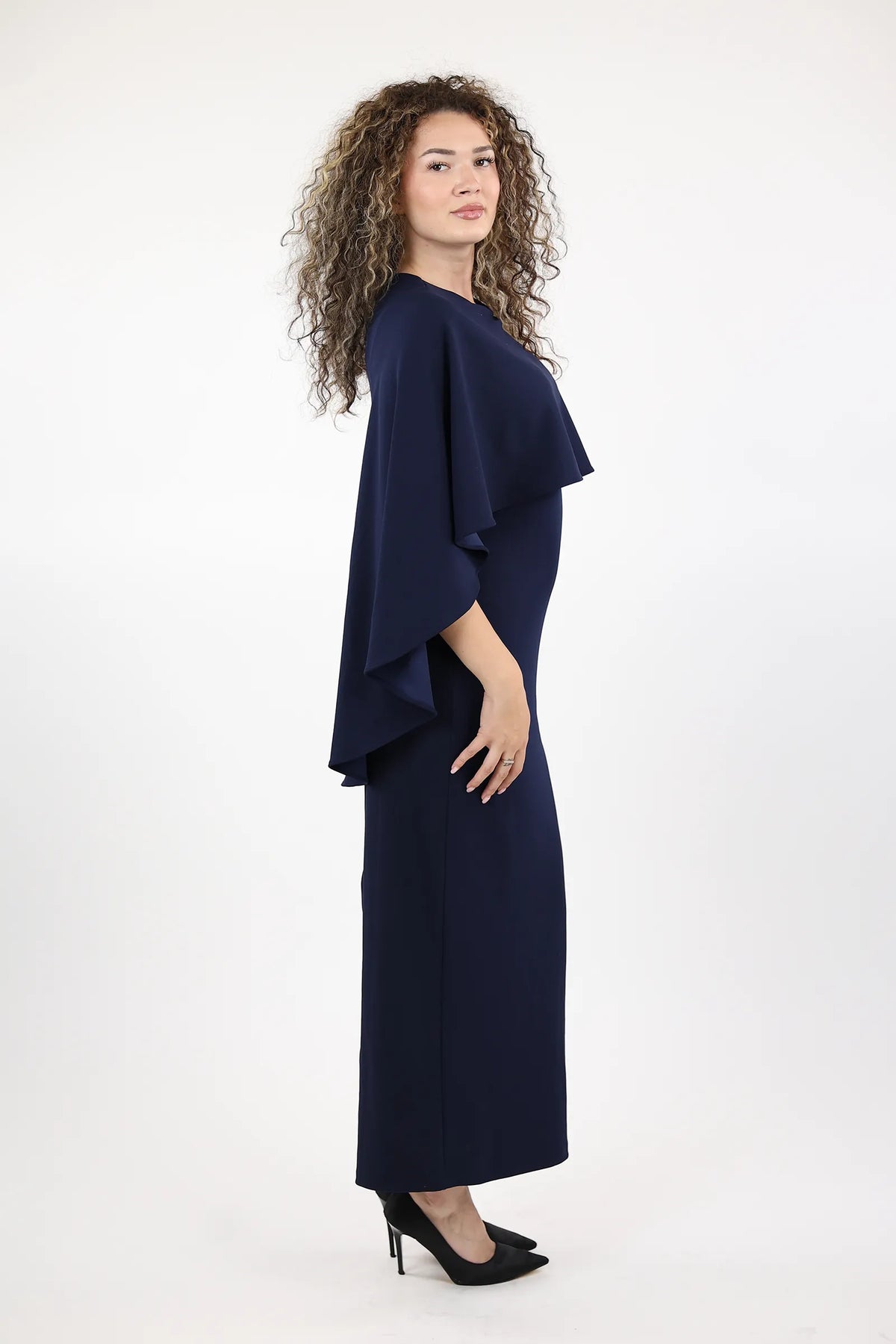 Fustan navy elegante
