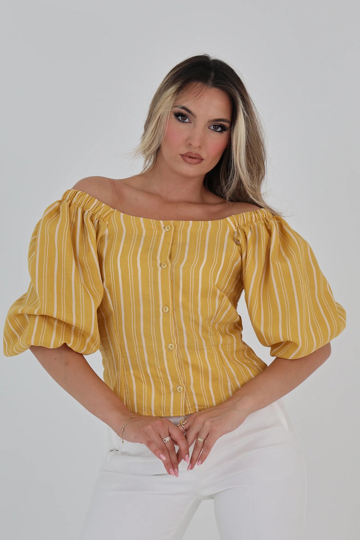 Kemishe yellow striped