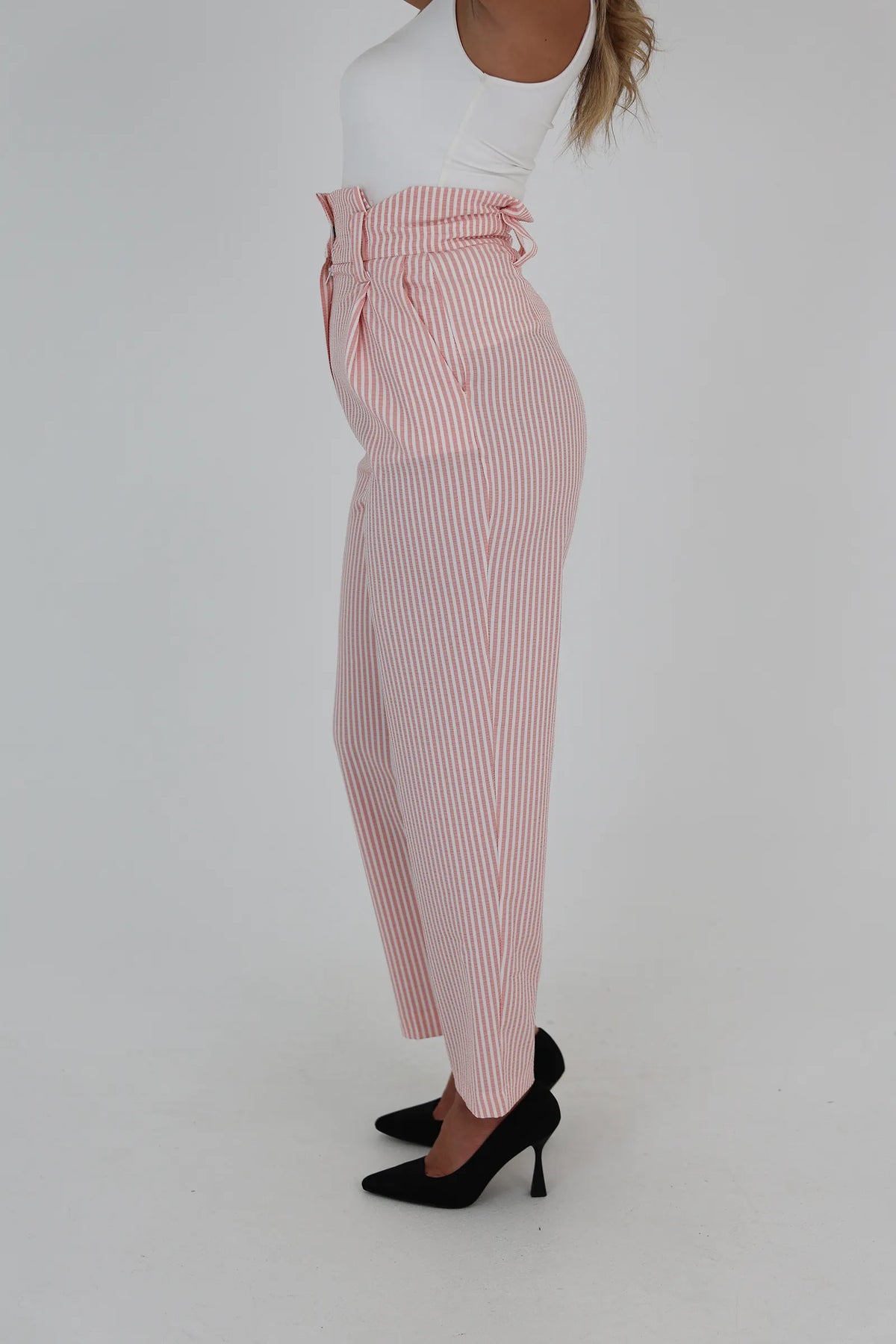 Pantallona pink striped