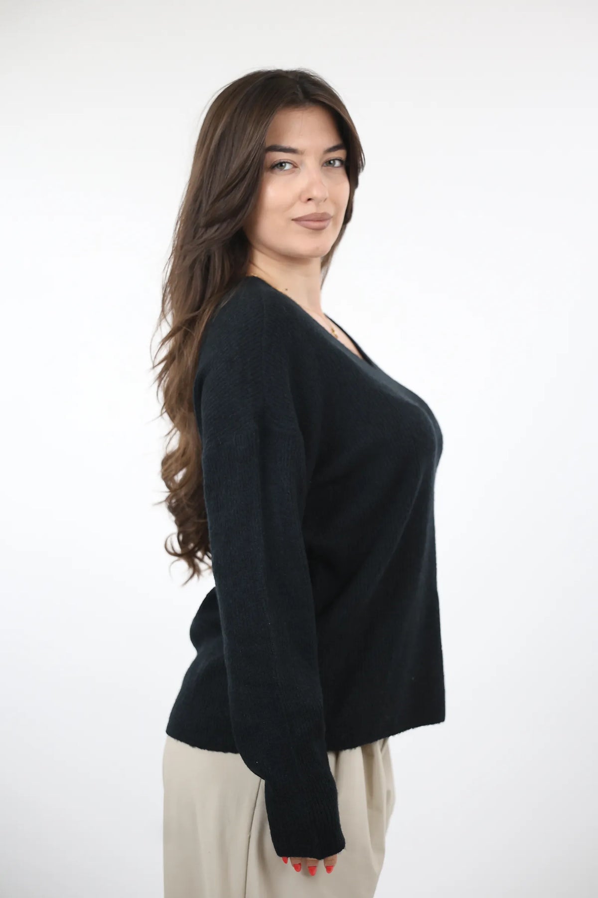 Xhemper deep v knit