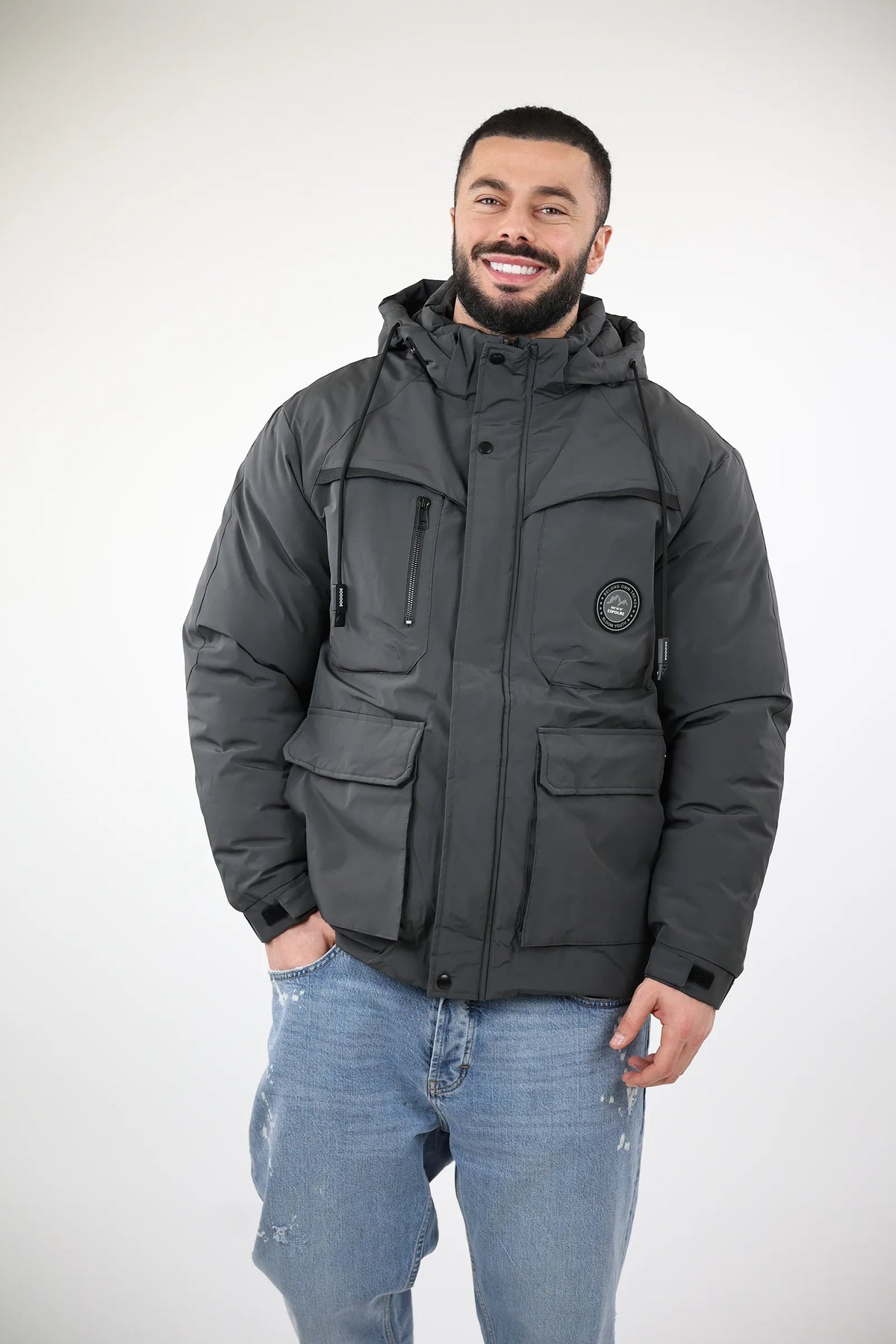 Jakne hooded puffer