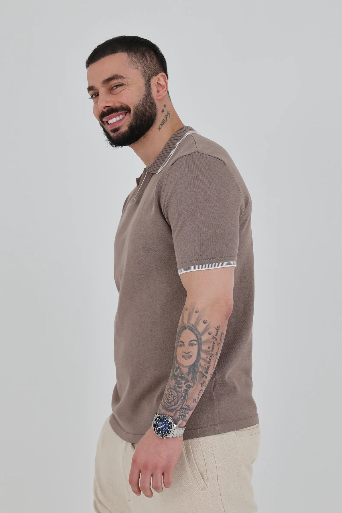 Maice tipped collar