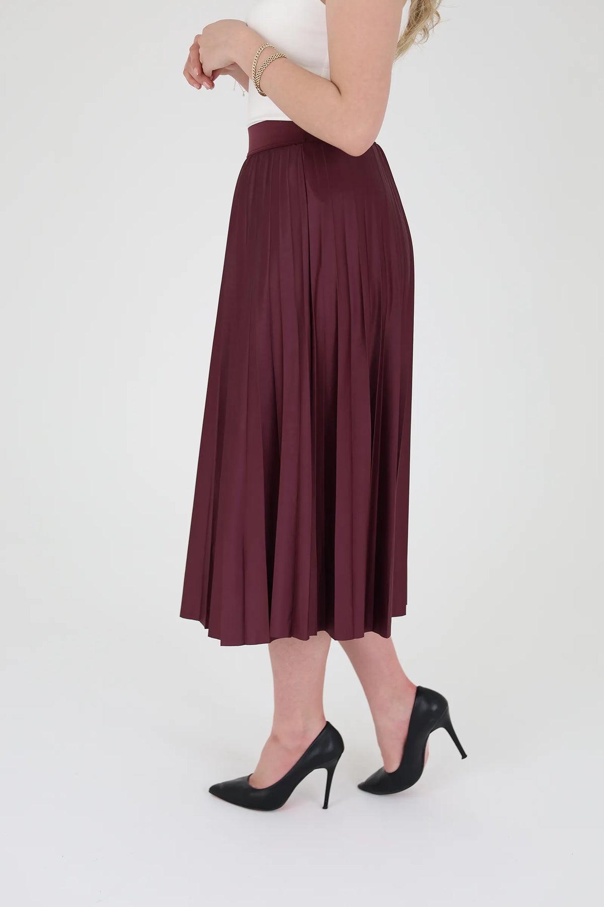Fund pleated chiffon