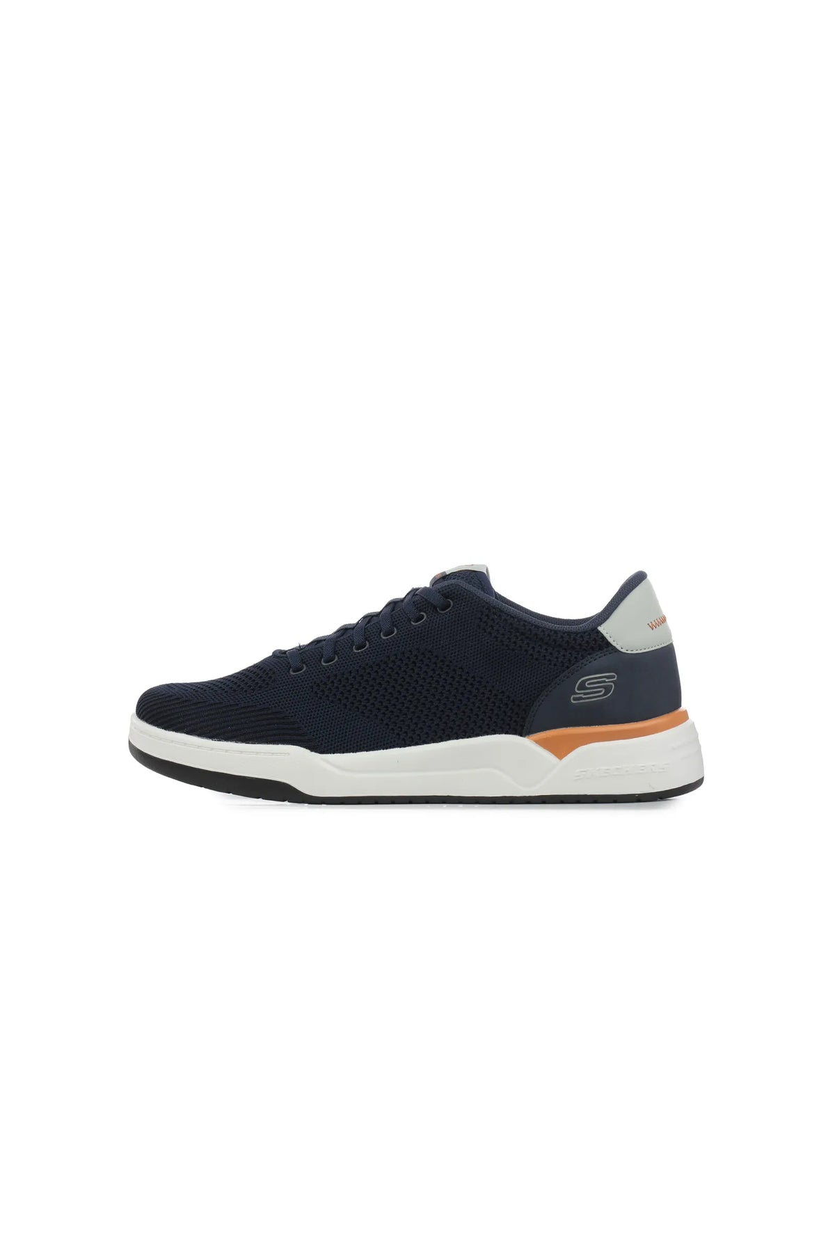 Skechers navy relaxed fit slip on trainers 210793-NVY