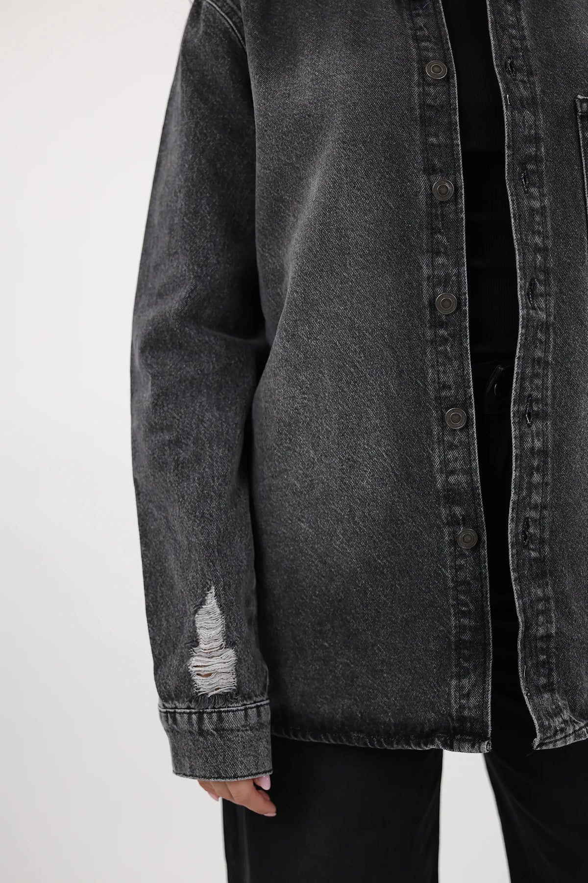 Jakne gray denim