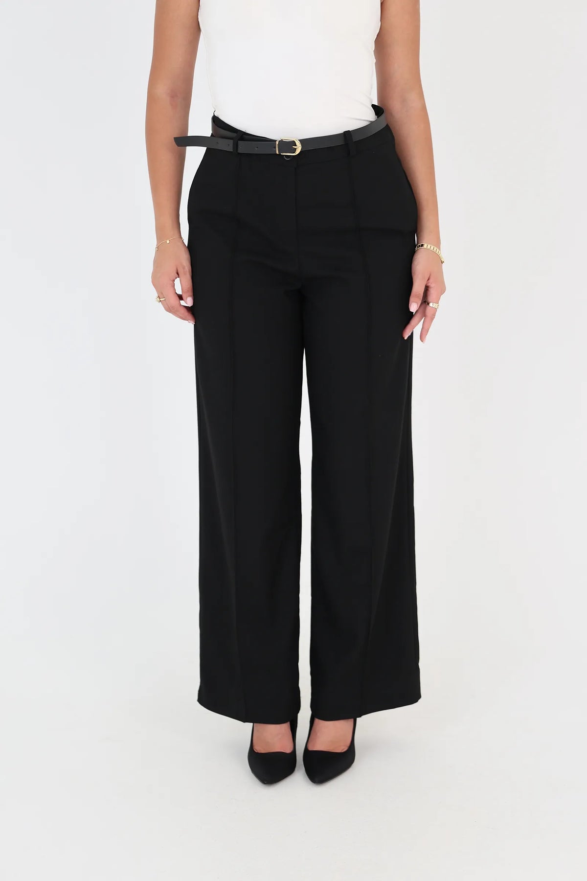 Pantallona with belt