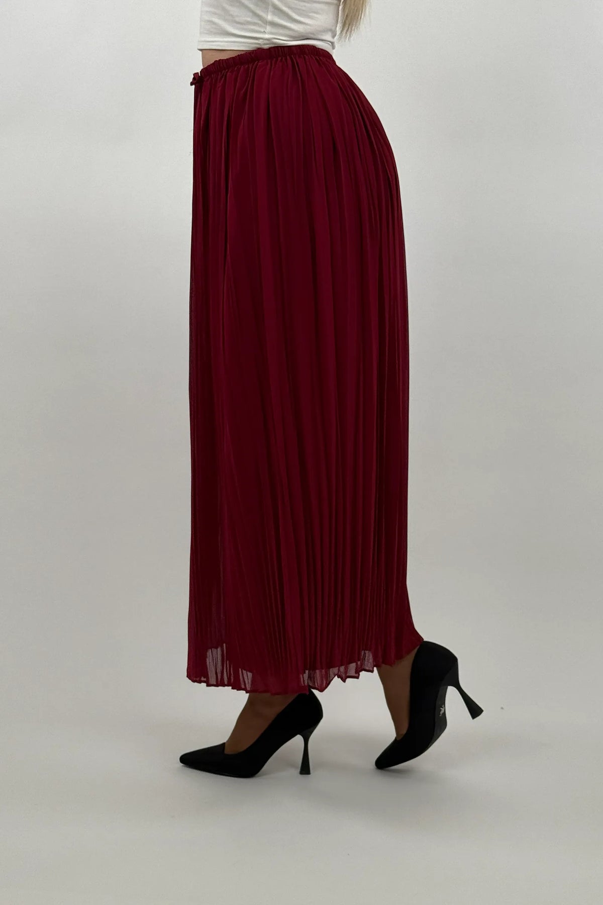 Fund flowy pleated skirt