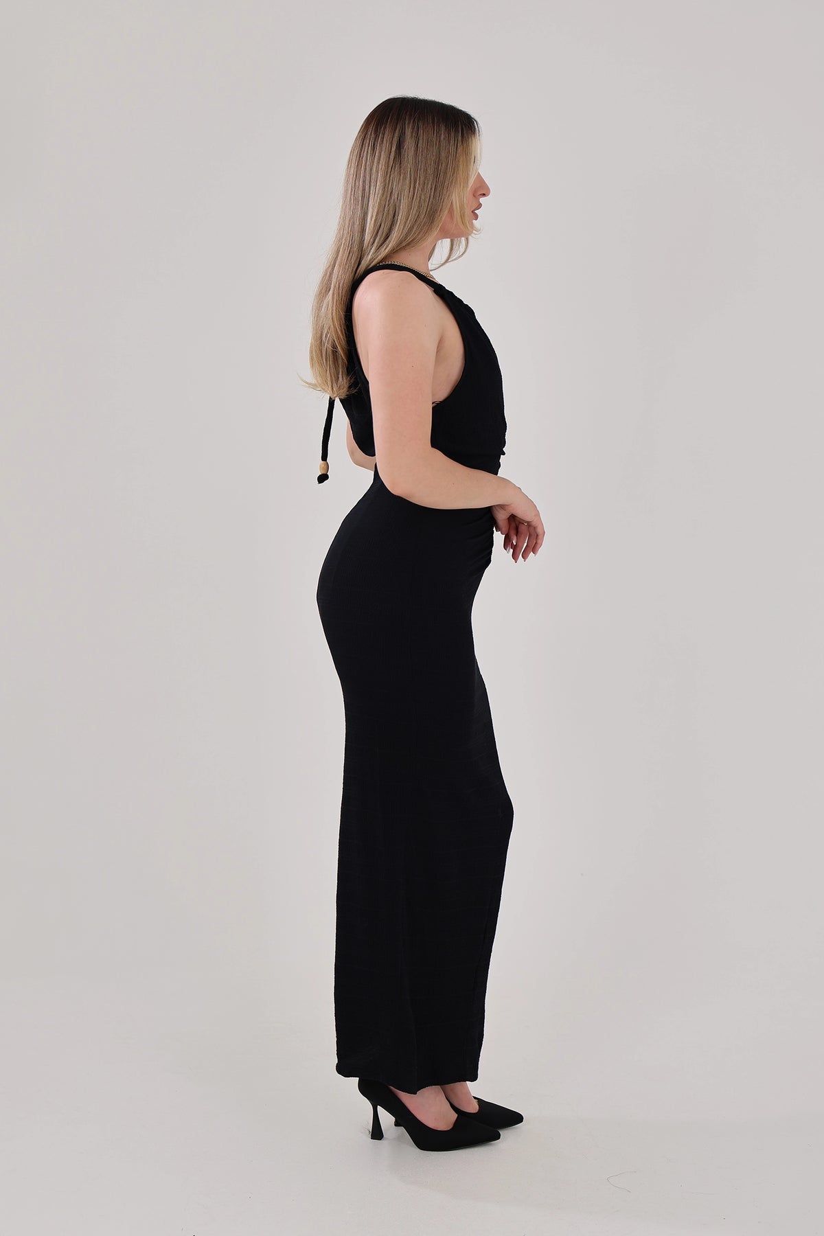 Fustan cutout evening