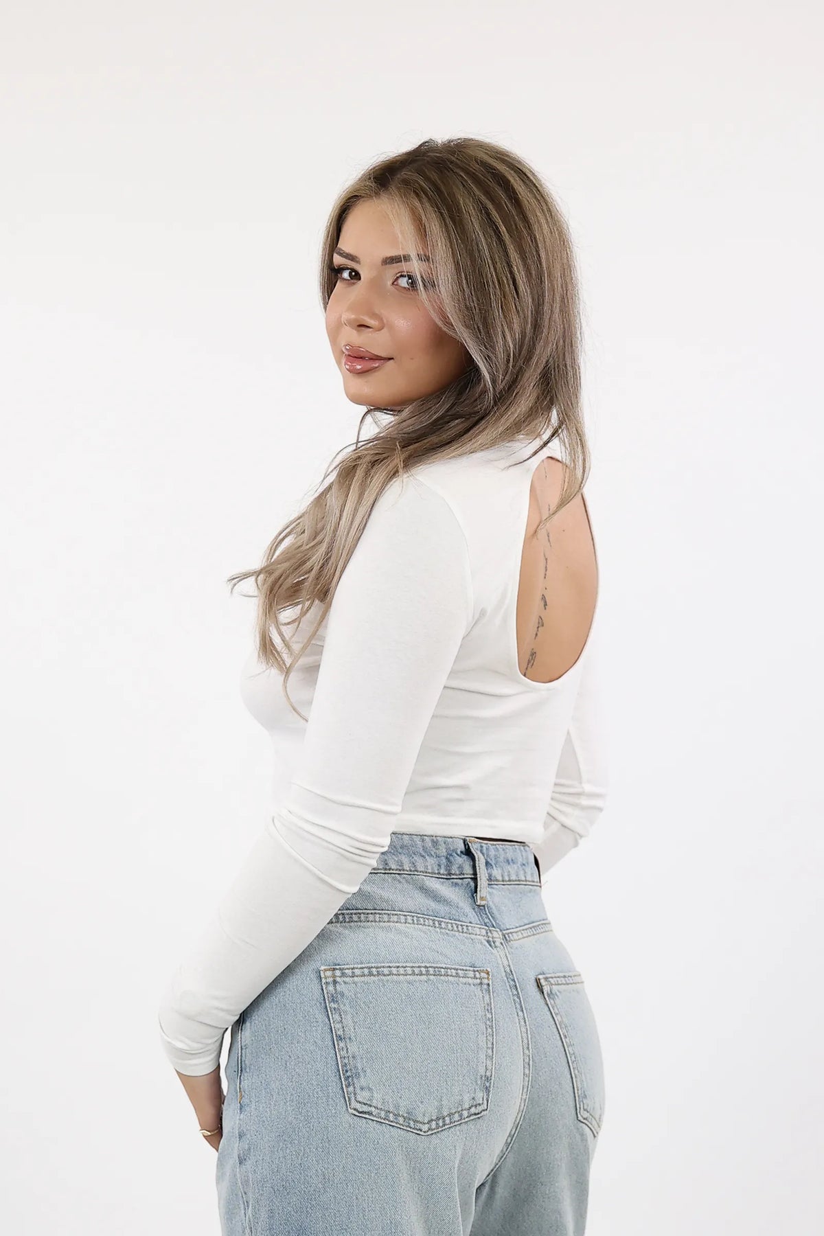 Bluze open back